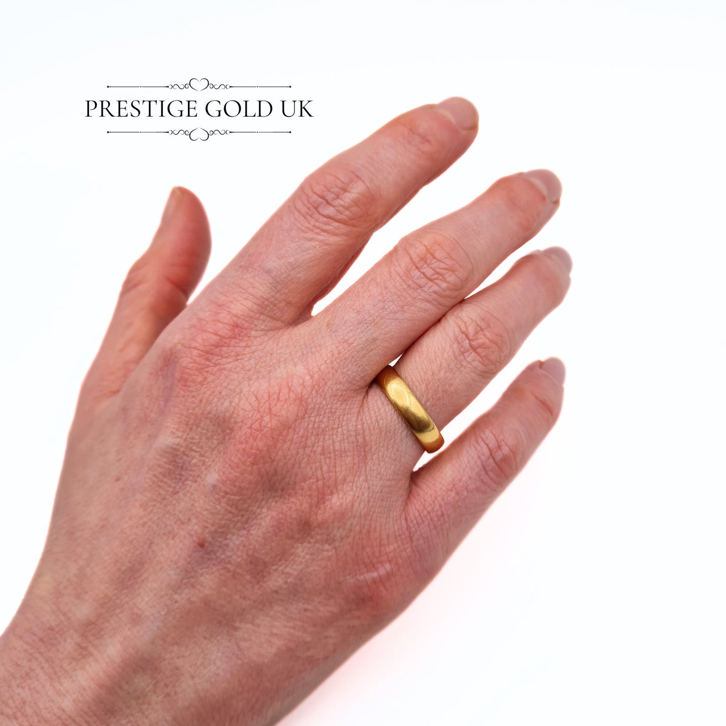 Vintage 22ct Gold Wedding Ring - Size UK L, US 6, Euro 52
