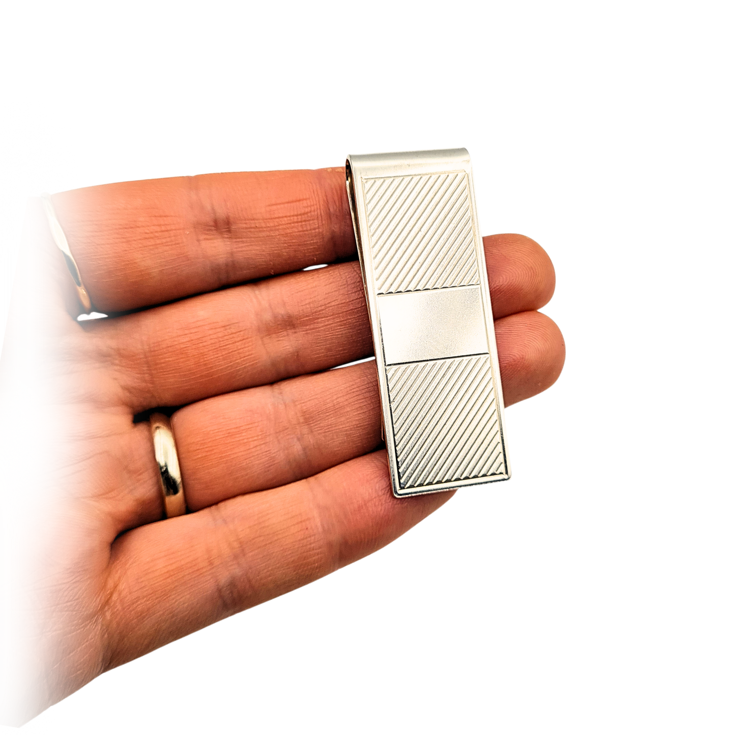 925 Silver Money Clip, Birmingham 1993, Fully Hallmarked