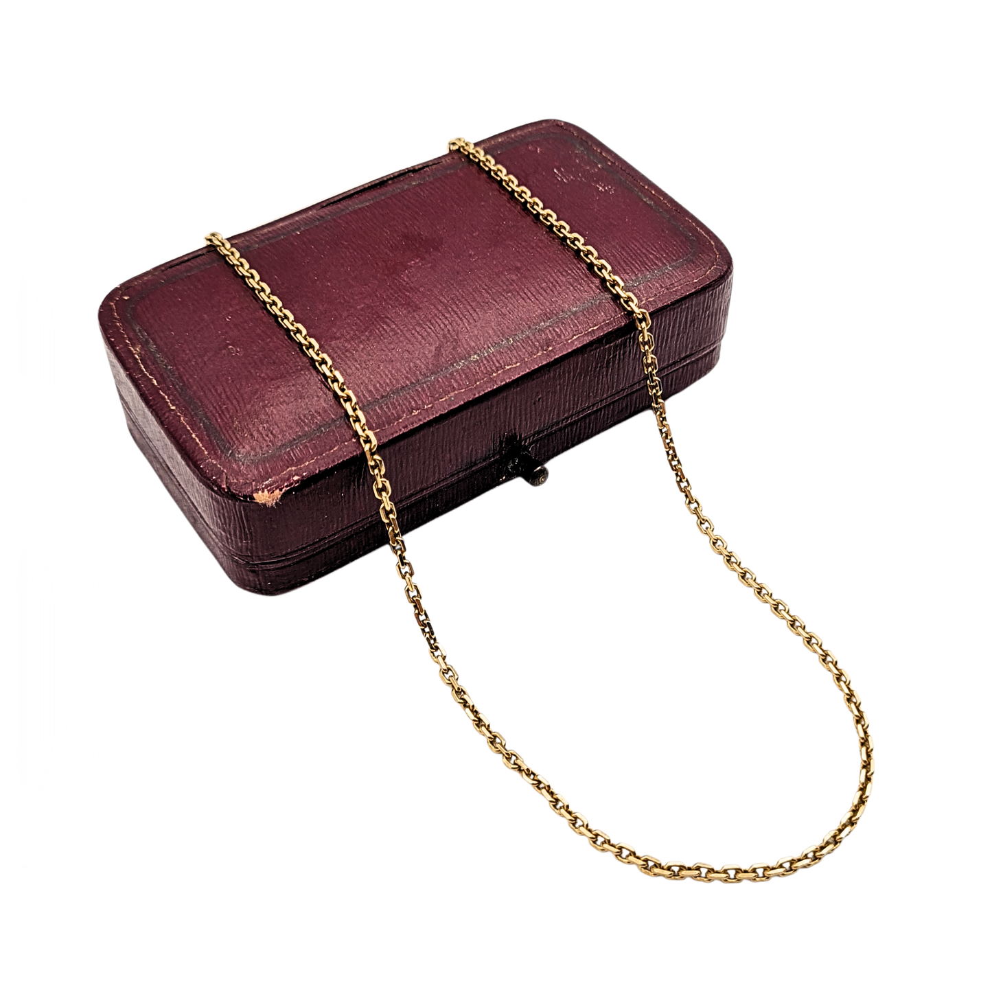 21" Long 9ct Gold Belcher Chain 21" 54cm, Fully Hallmarked