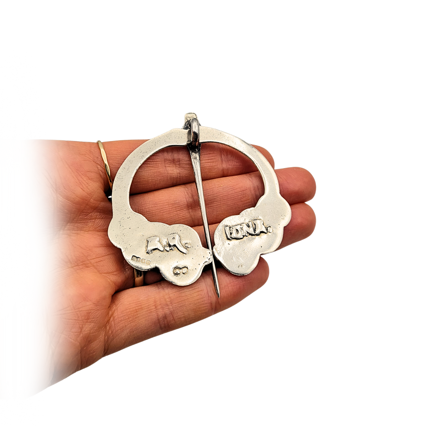 Silver Kilt Pin Alexander Ritchie Iona, Glasgow 1930, Serpent Design