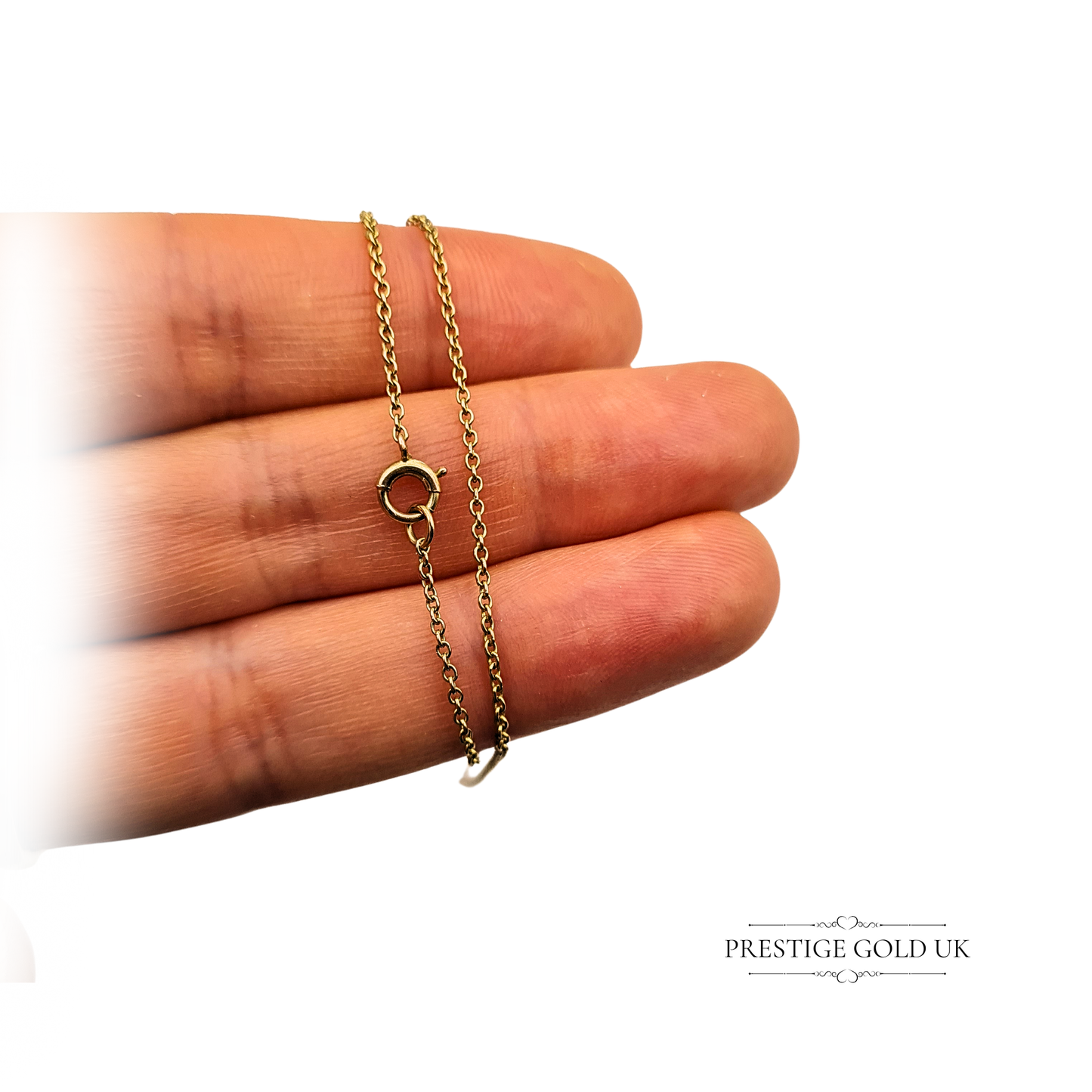 16" Long Antique 9ct Gold  Pink Coral & Pearl Pendant on Delicate Necklace