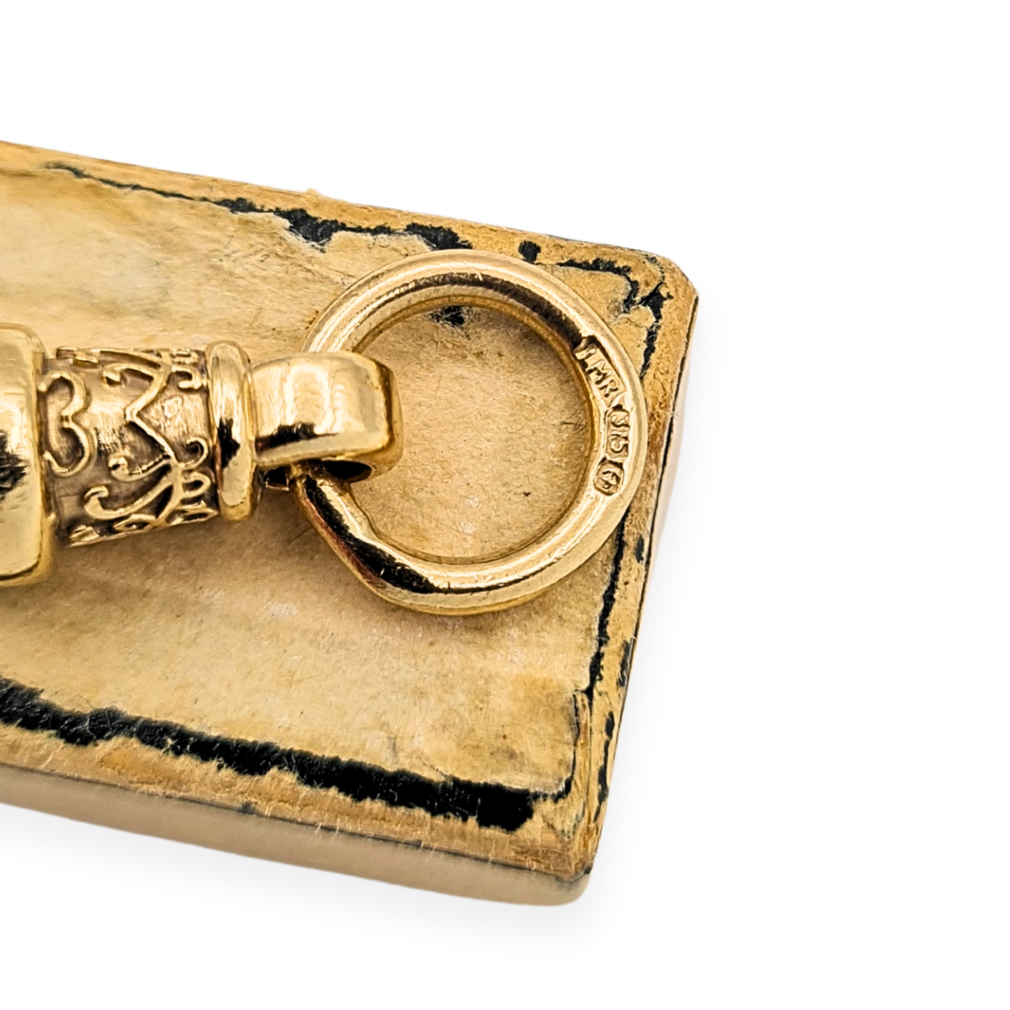 9ct Huge Gold Ornate Albert Dog Clip, Fully Hallmarked, 22mm