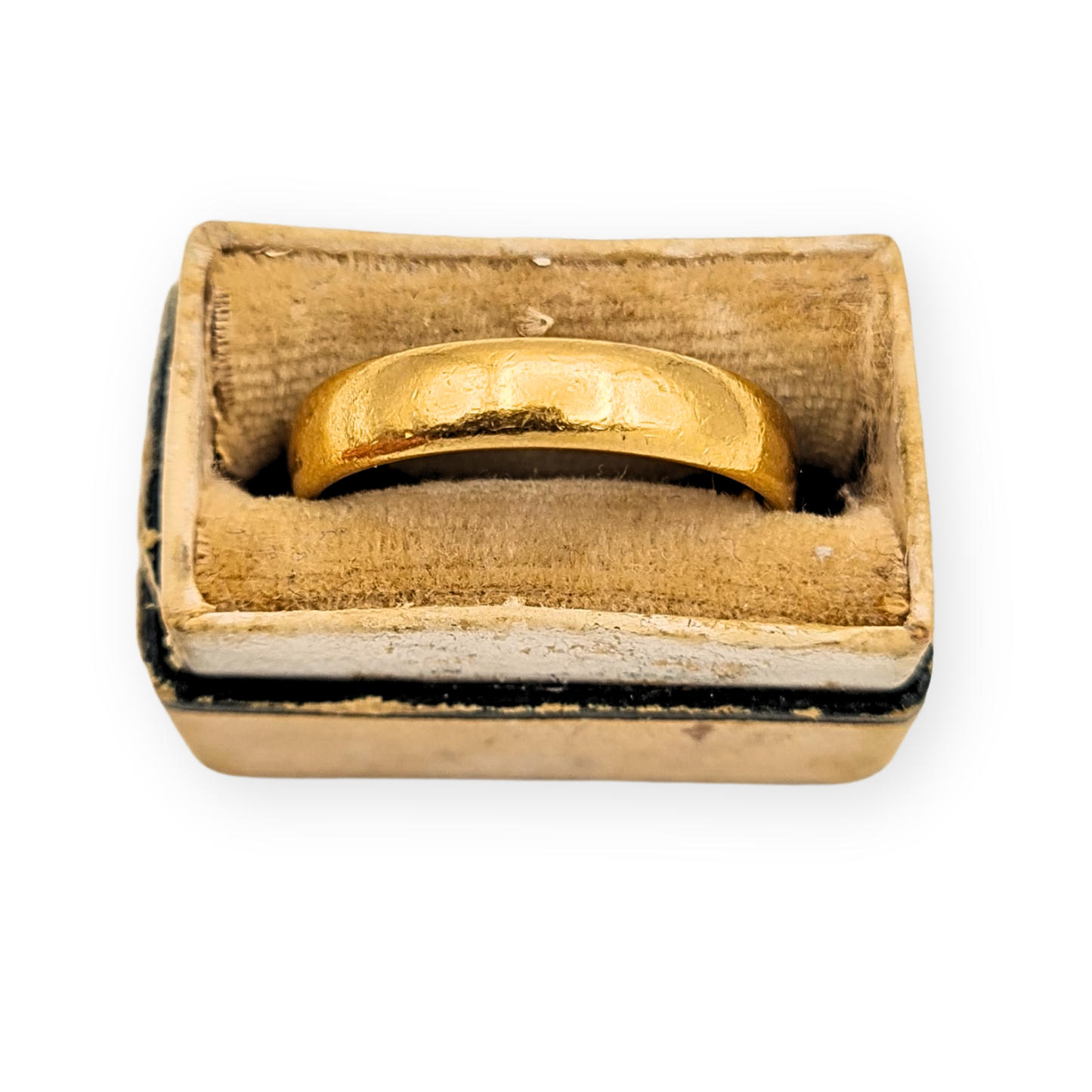 22ct Gold Wedding Band Birmingham 1950, UK M 1/2 US 6 1/2