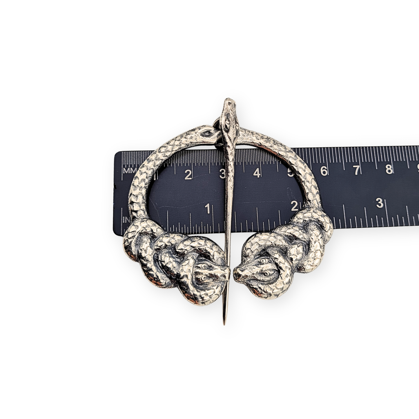 Silver Kilt Pin Alexander Ritchie Iona, Glasgow 1930, Serpent Design