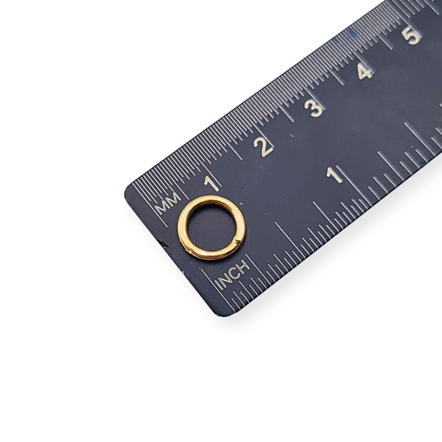 9ct Gold Solid Closed Jump Ring 10mm Hallmarked 0.5g Yellow Gold Connector