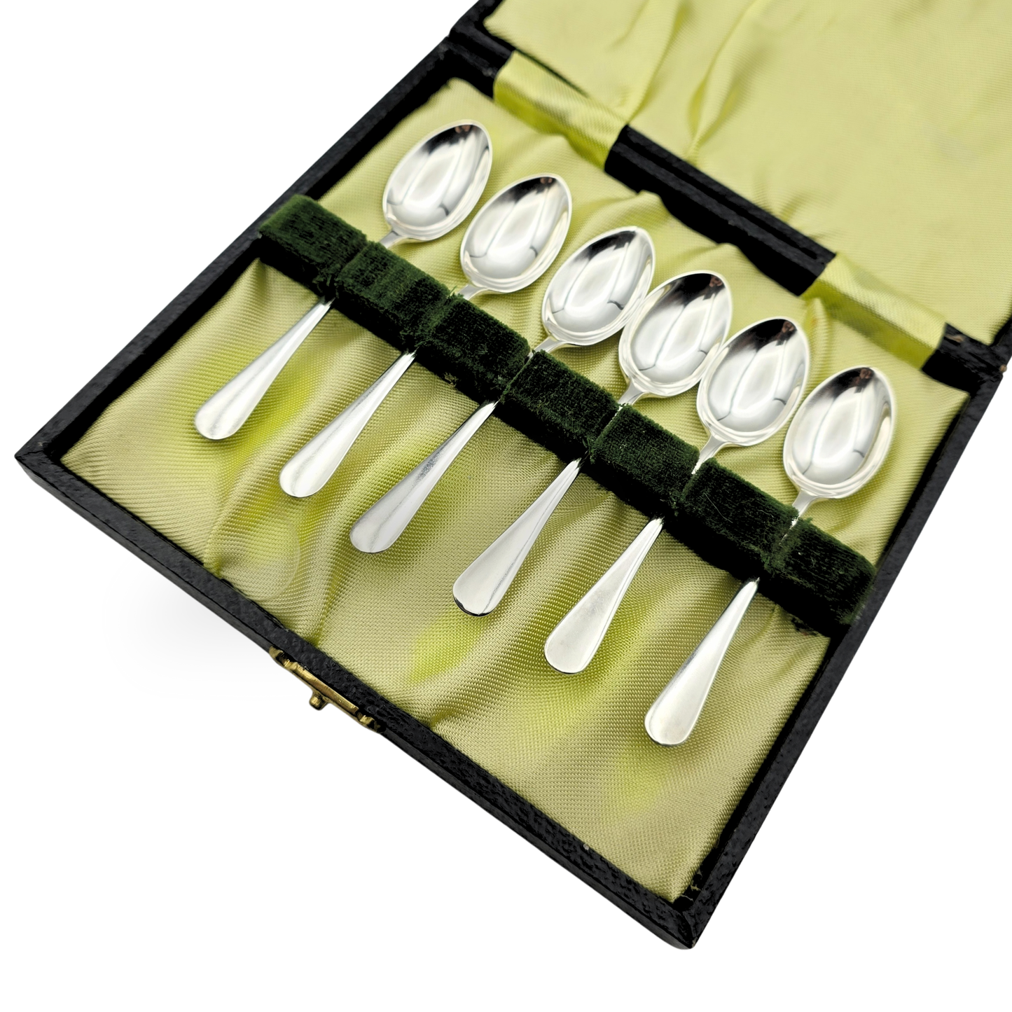 Sterling Silver Tea Spoons x6, Birmingham 1946, including Box