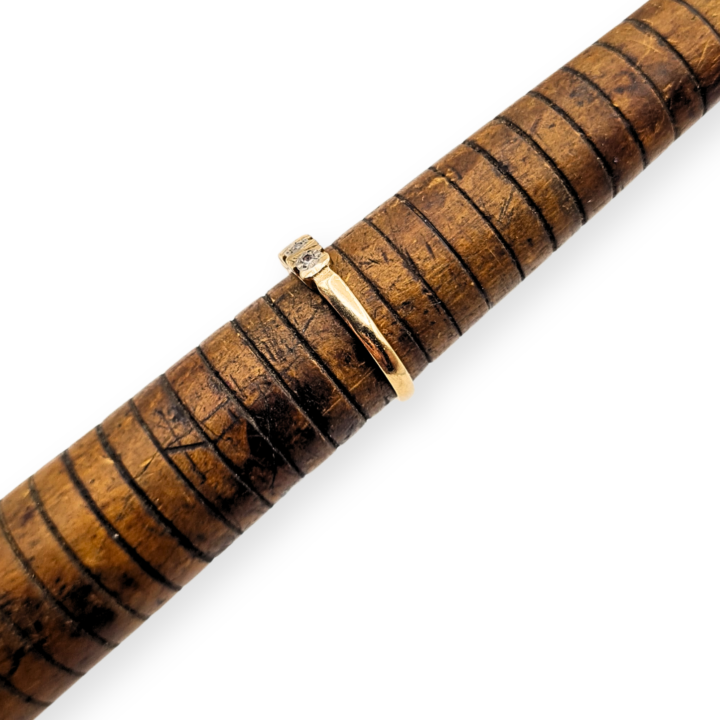 9ct Gold Diamond Ring, Birmingham 1979, UK L 1/2 US 6