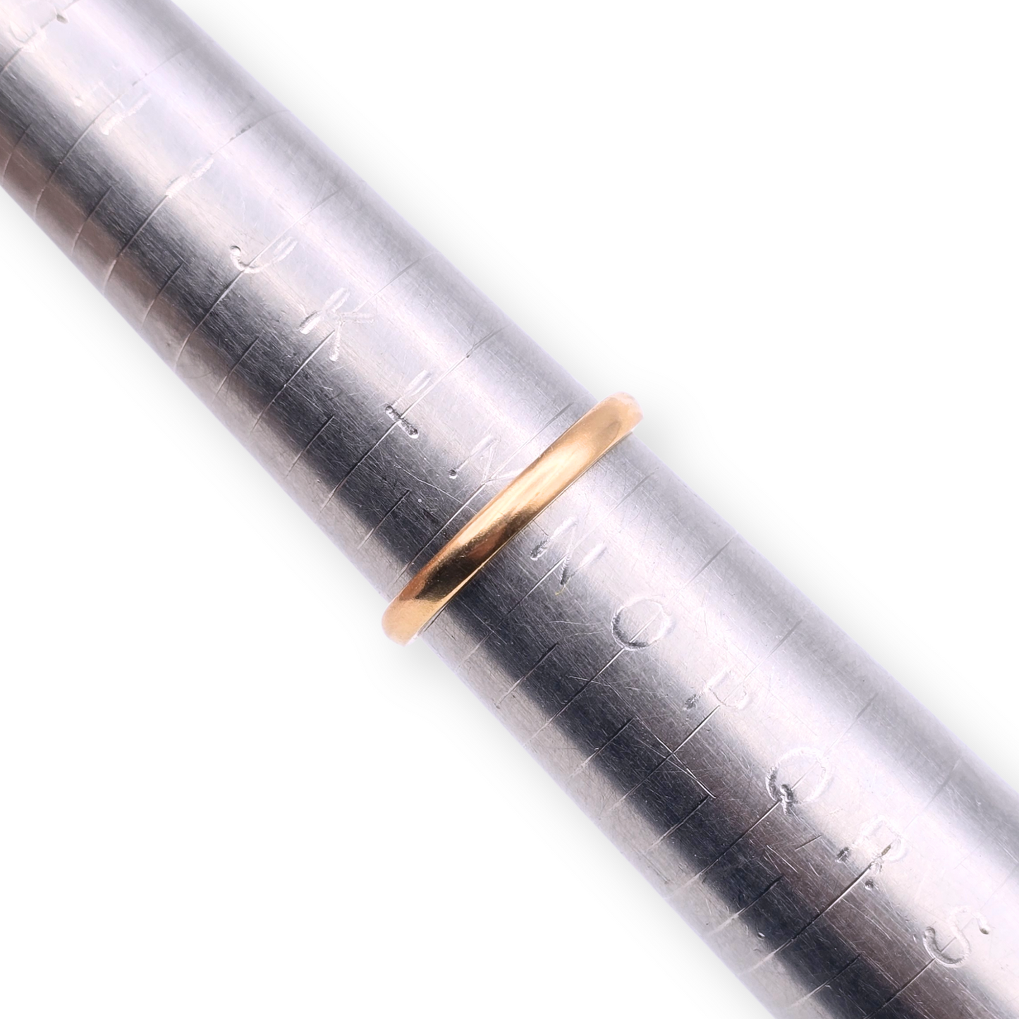 22ct Solid Yellow Gold Wedding Band, 1948, Size UK M 1/2 - US 6 1/2,