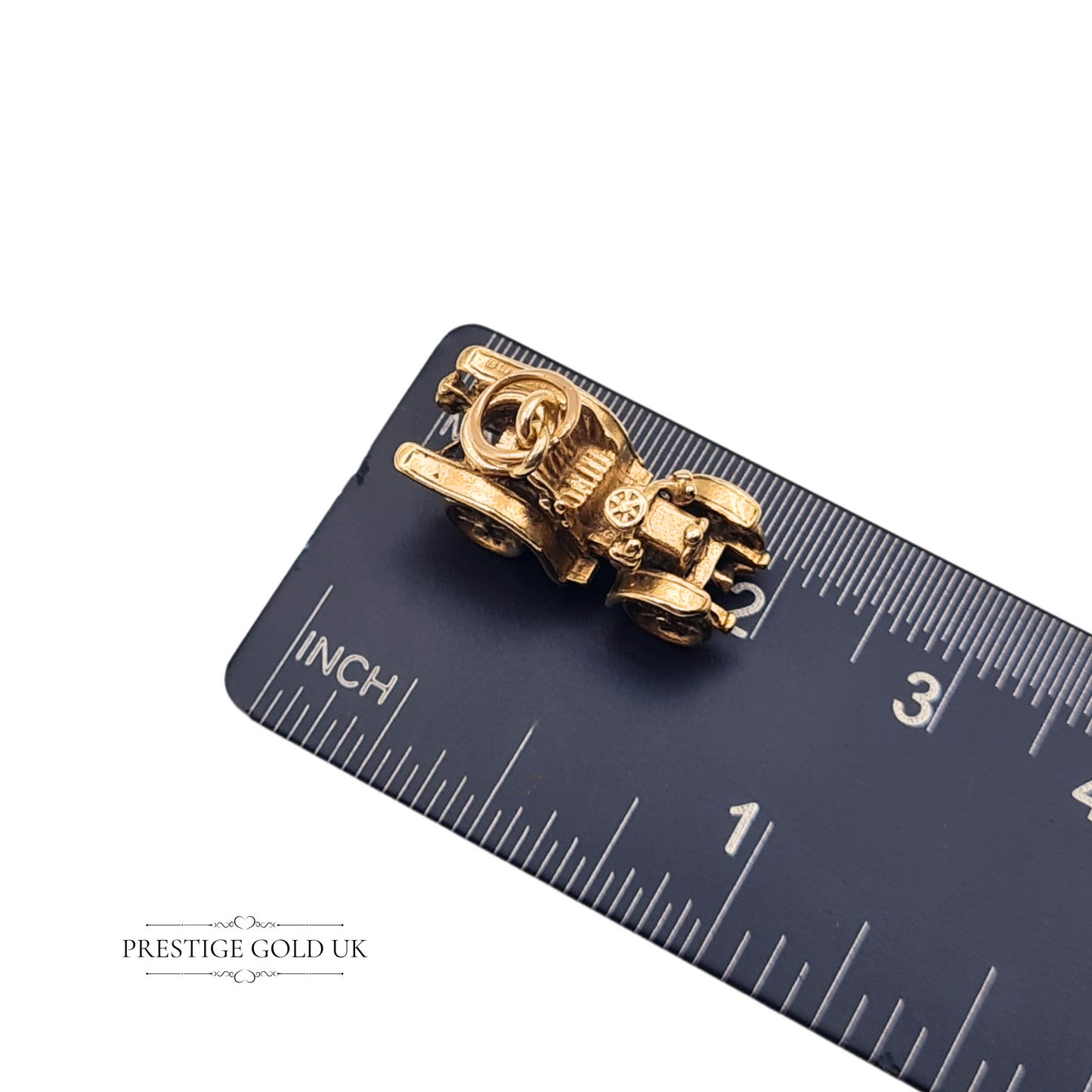 9ct Gold Vintage Car Charm 1965 Birmingham Hallmarked
