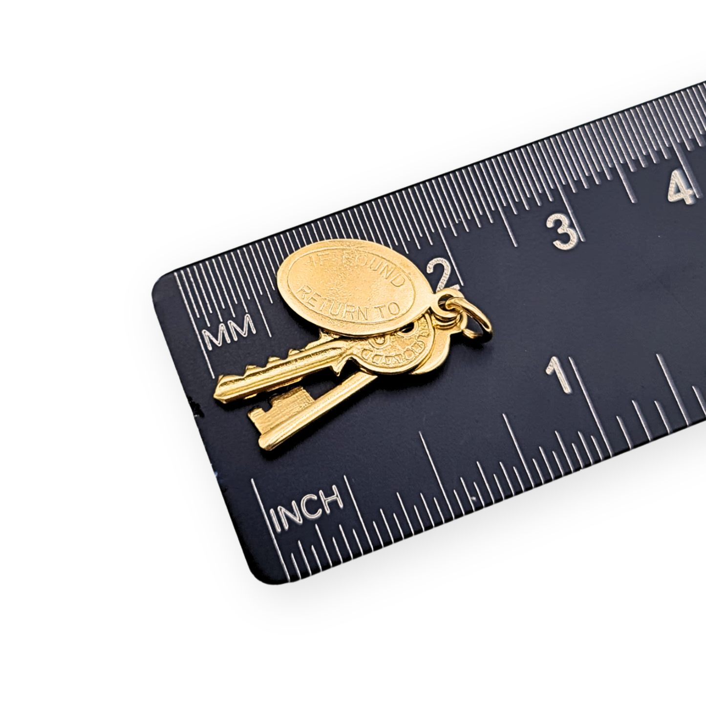 9ct Gold Keys Charm, Birmingham 1960, New Home Gift