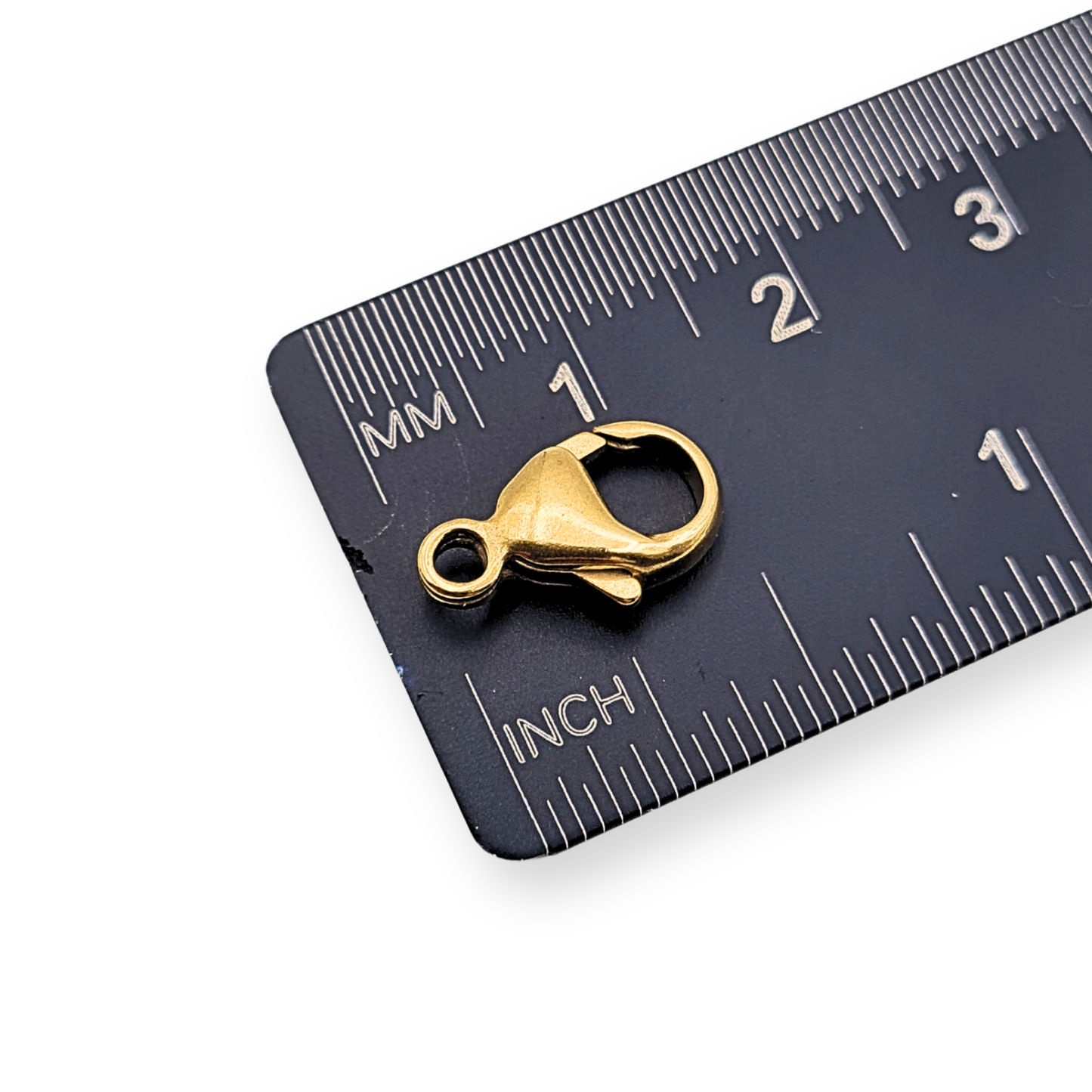 9ct Yellow Gold Lobster Clasp, 13mm, Chain Bracelet Necklace Fastener