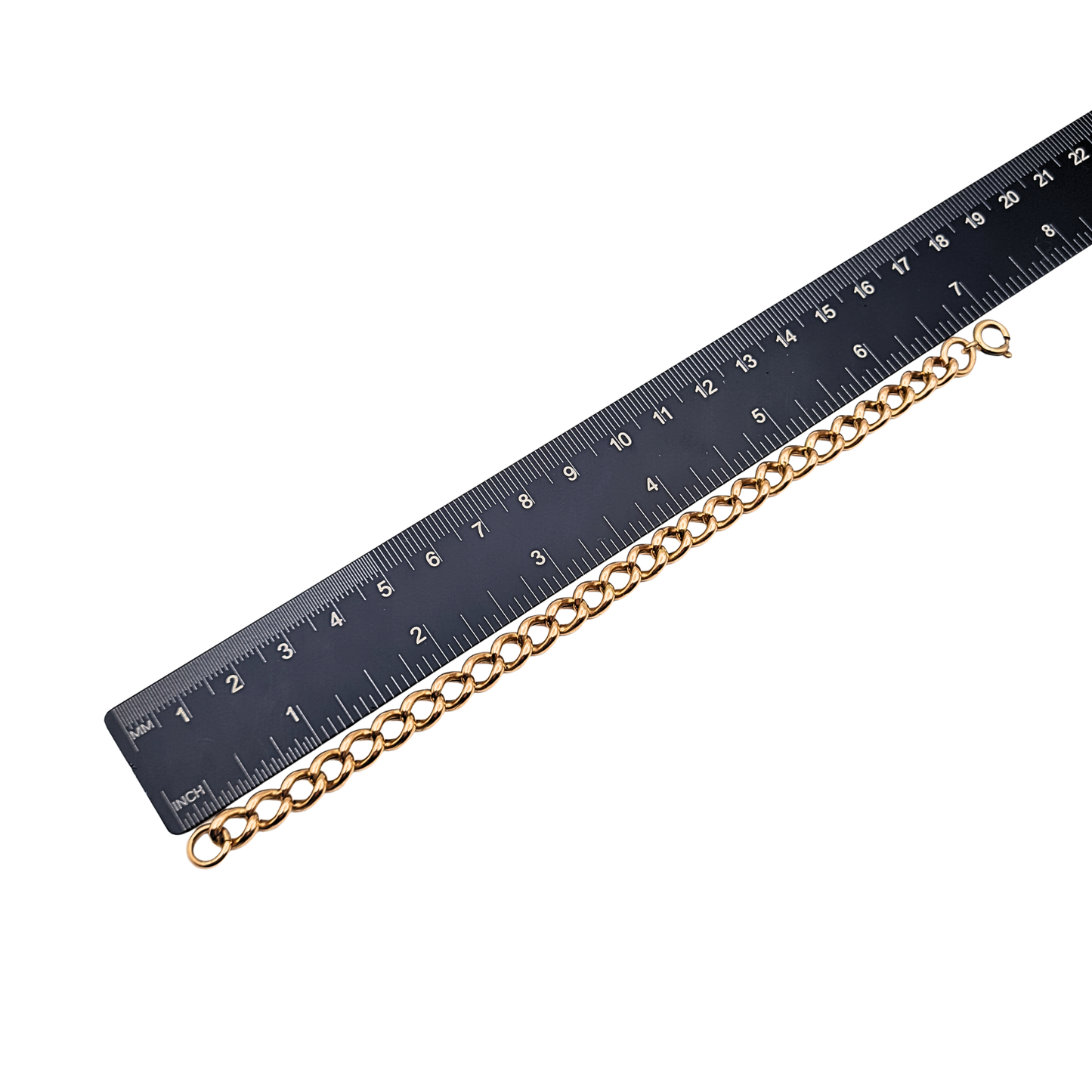 7 Inch 9ct Rose Gold Albert Chain Bracelet or Extender 18cm