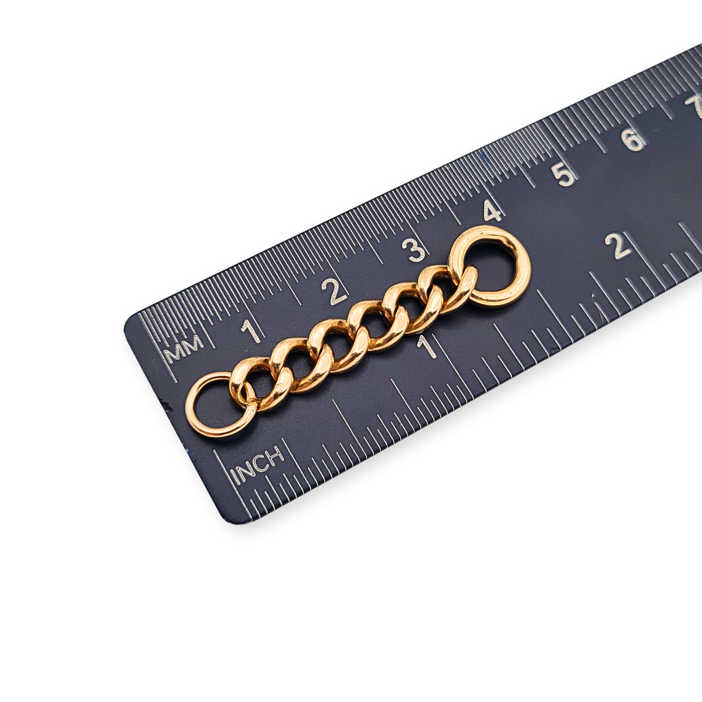 Solid 9ct Rose Gold Chain Extender Dropper 40mm