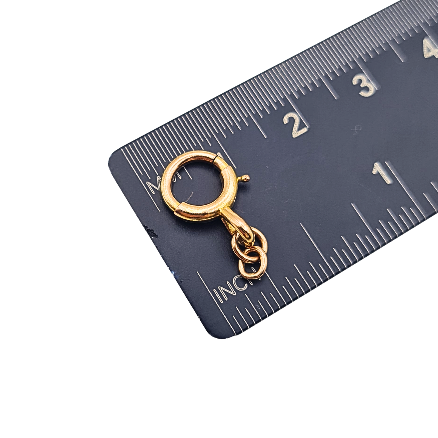 9ct Gold Vintage Bolt Ring Clasp Large Gold Fastener 8.5mm