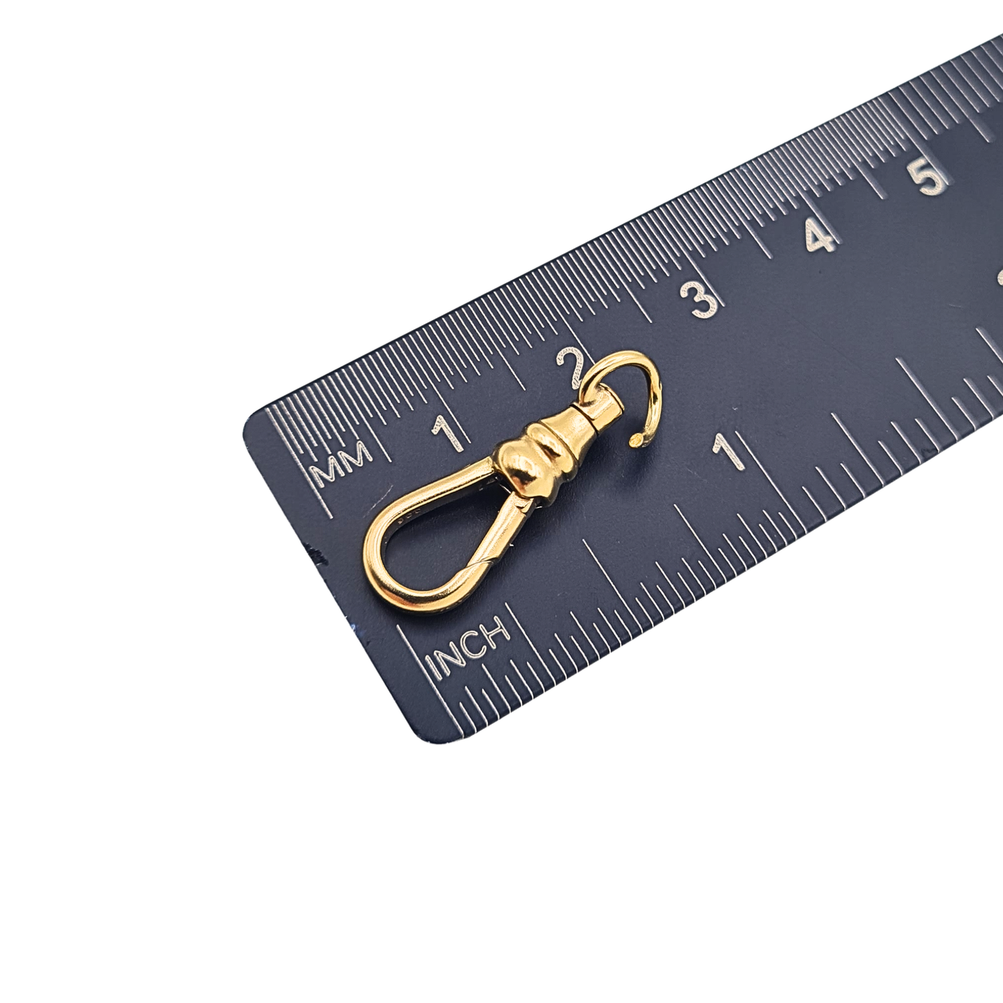 9ct Gold Vintage Albert Chain Dog Clip Clasp 22mm Yellow Gold Swivel Clip