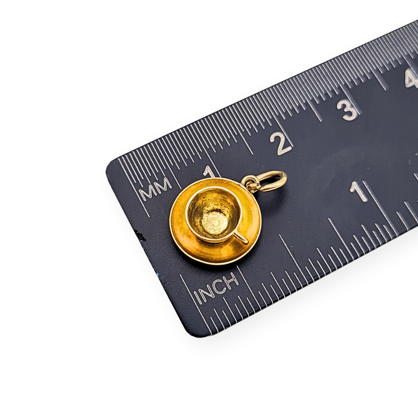 Tiny 9ct Gold Teacup Charm