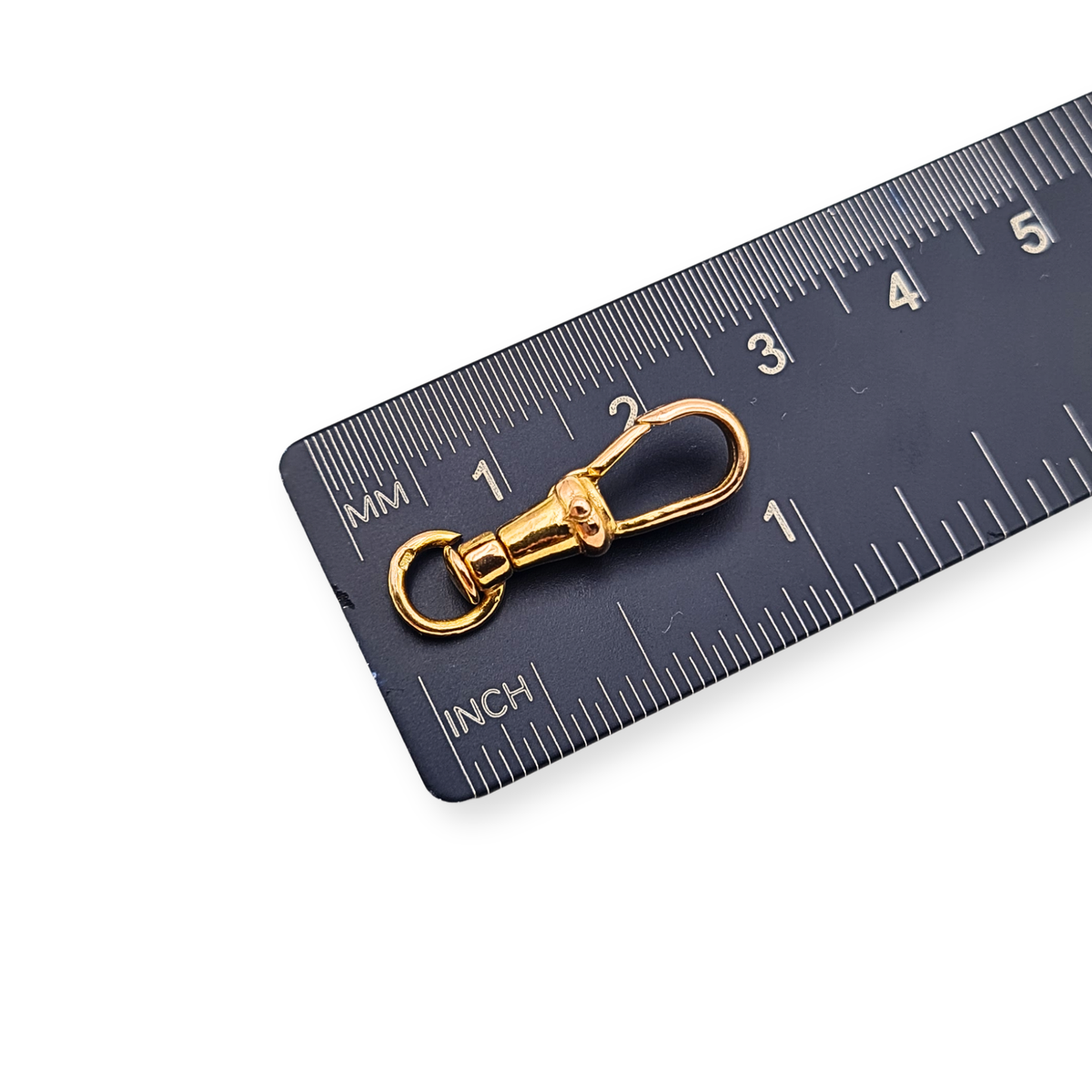 9ct Rose Gold Swivel Clasp Dog Clip 375 Solid Gold Albert Clasp