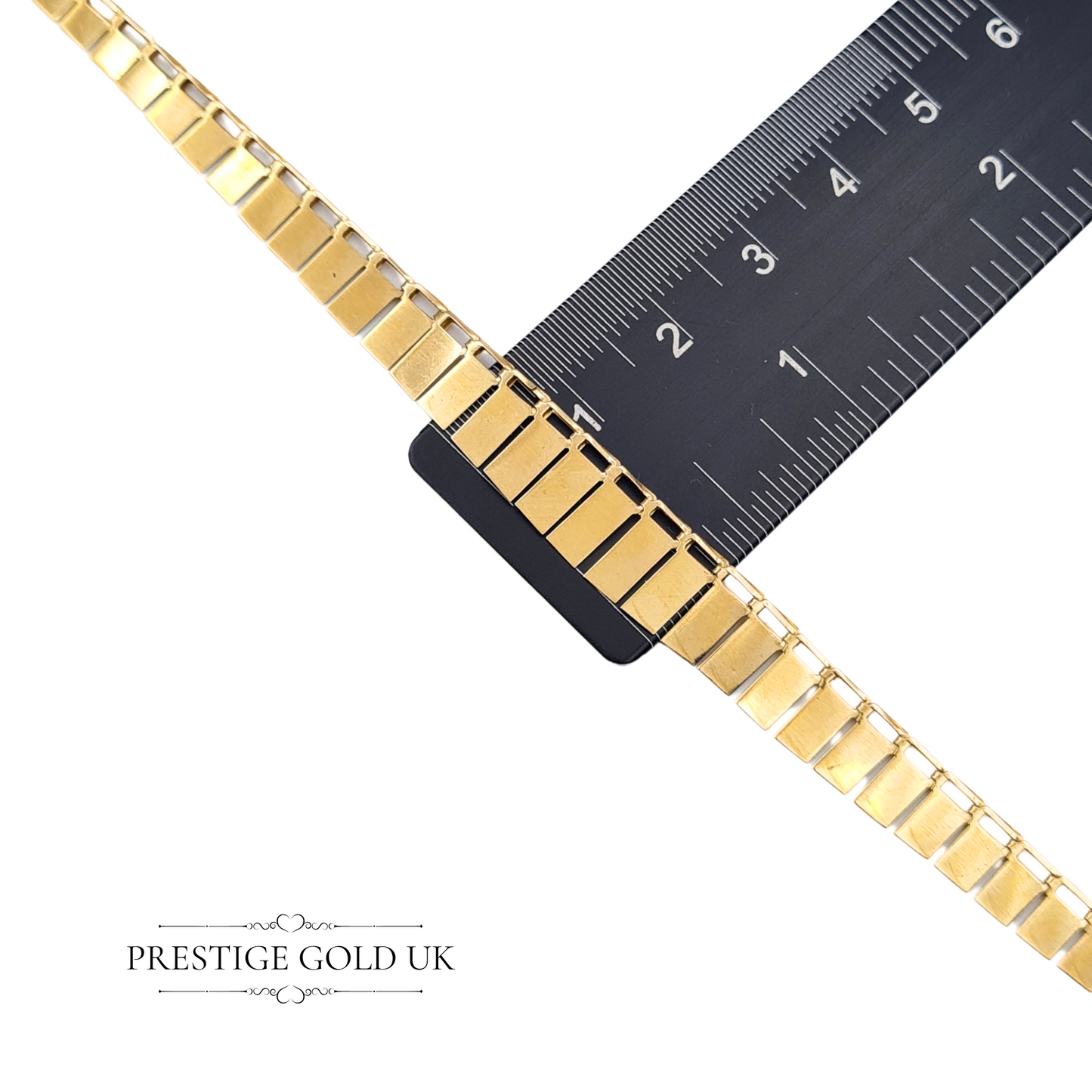 16" Vintage 9ct Yellow Gold Colorette Necklace, Fully British Hallmarked Sheffield