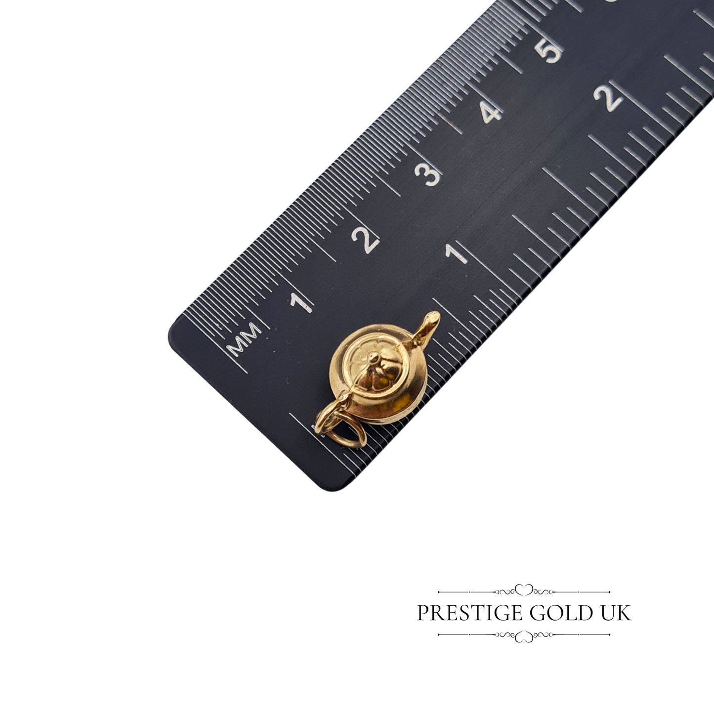 Vintage 9ct Gold Teapot Charm, Hollow Design, Fully Hallmarked Birmingham 1990