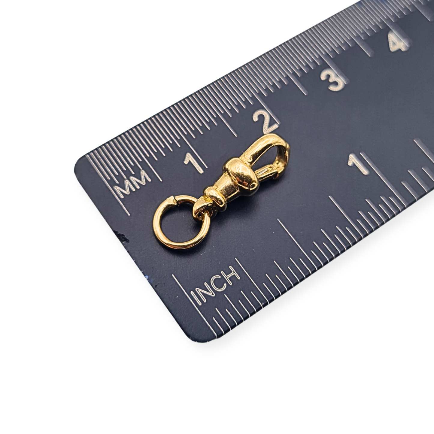 Tiny 9ct Gold Albert Chain Dog Clasp 18mm Clip Jump Ring
