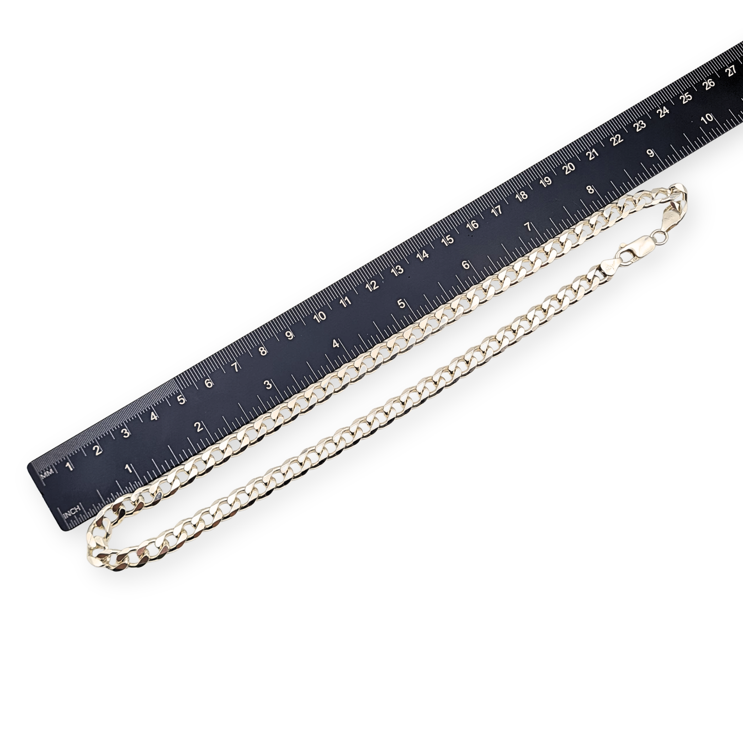 18" Silver Curb Chain Necklace,  Hallmarked 925, 0ver 40g