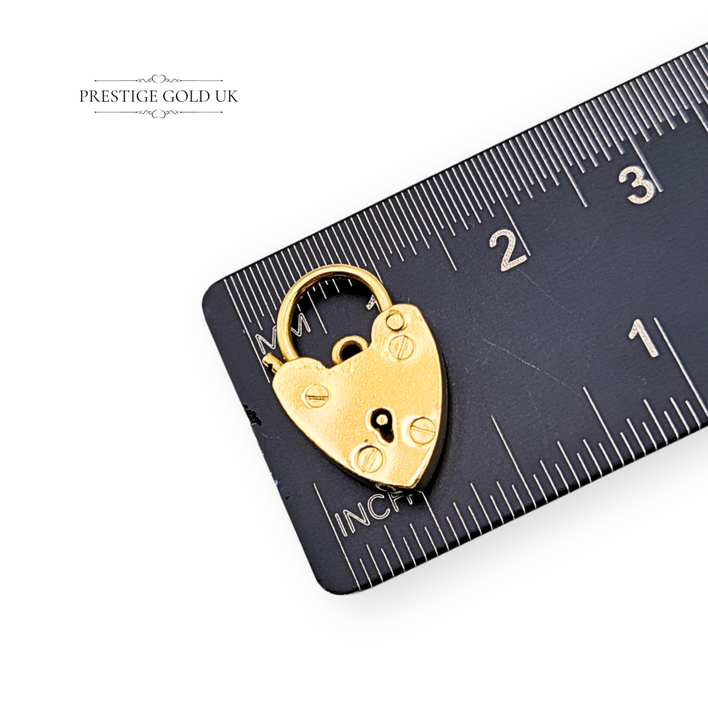 9ct Gold Heart Padlock Clasp Crafted By Georg Jensen London 1977