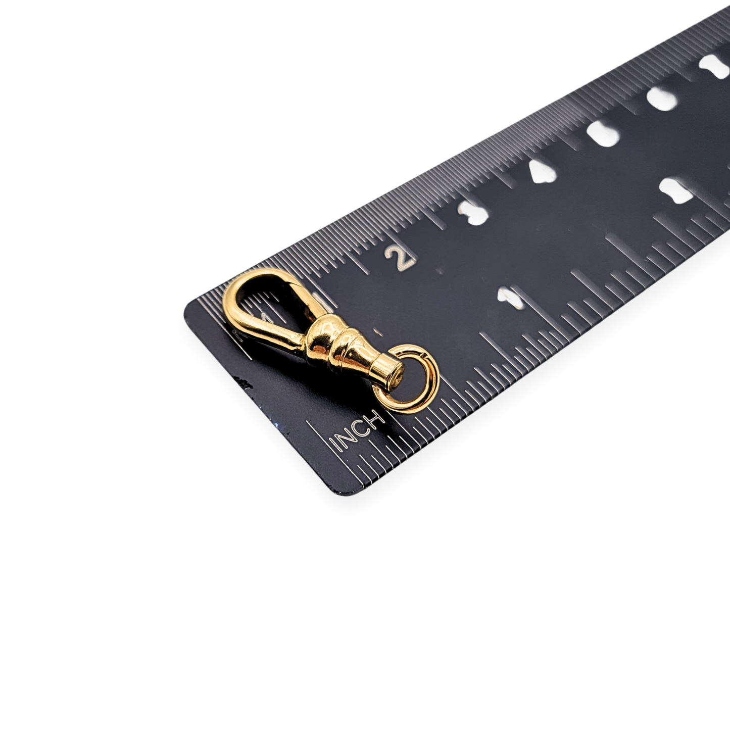 9ct Yellow Gold Albert Dog Clip, Antique, Stamped 9ct