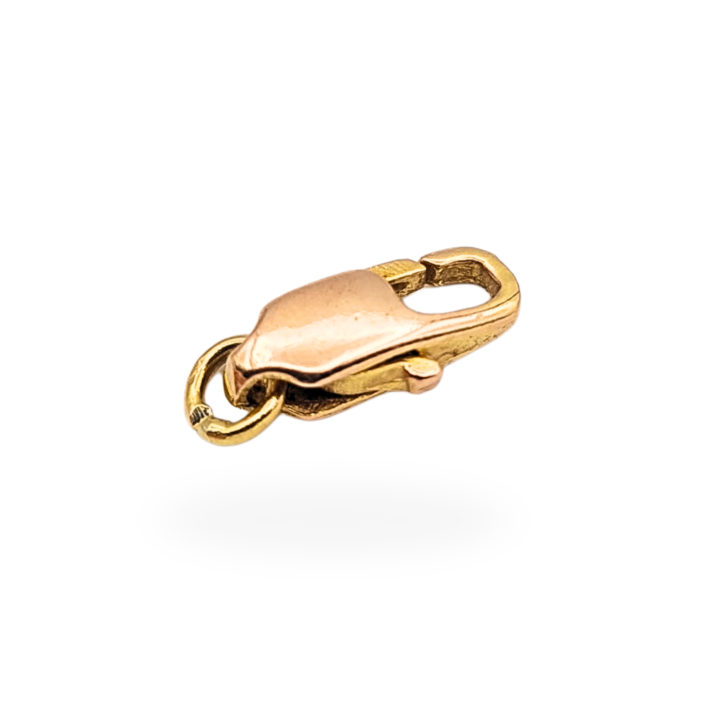 9ct Rose Gold Lobster Clasp, 10mm, Chain Fastener Finding