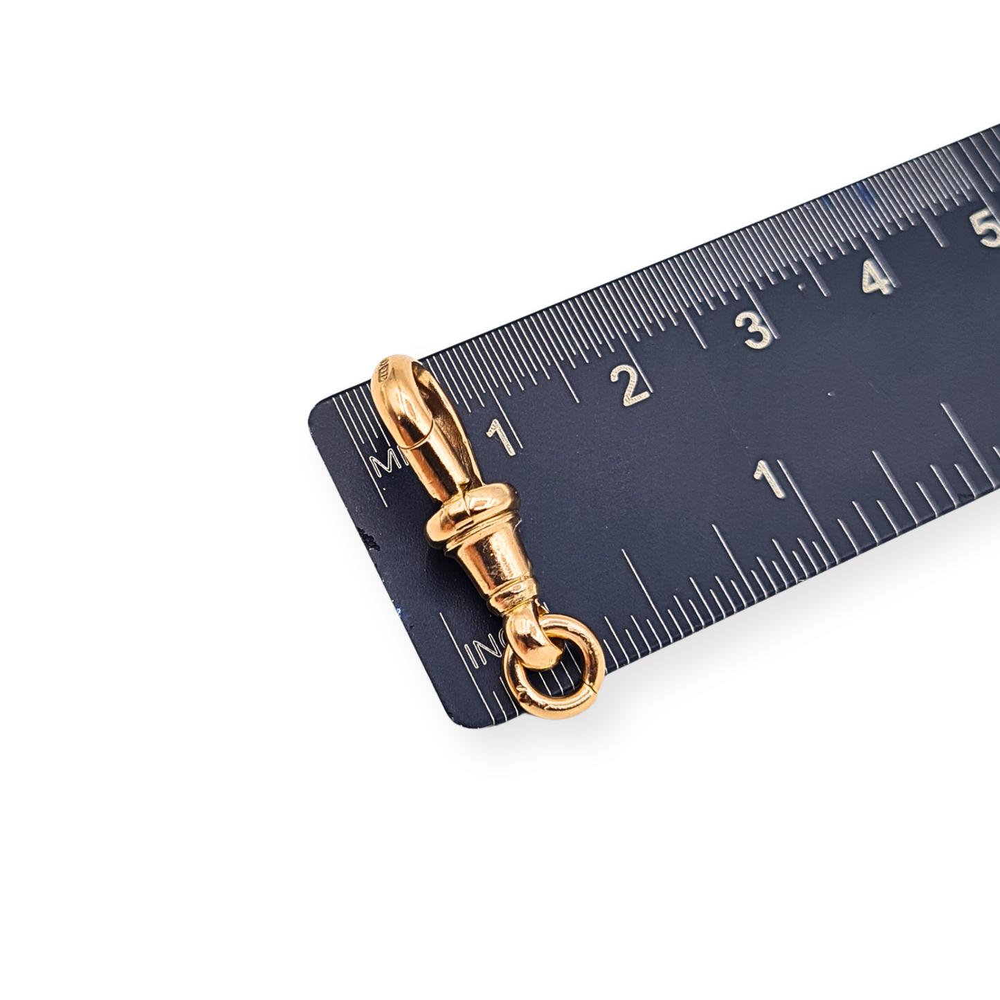 Quality 9ct Rose Gold Antique Albert Chain Dog Clip Stamped 375