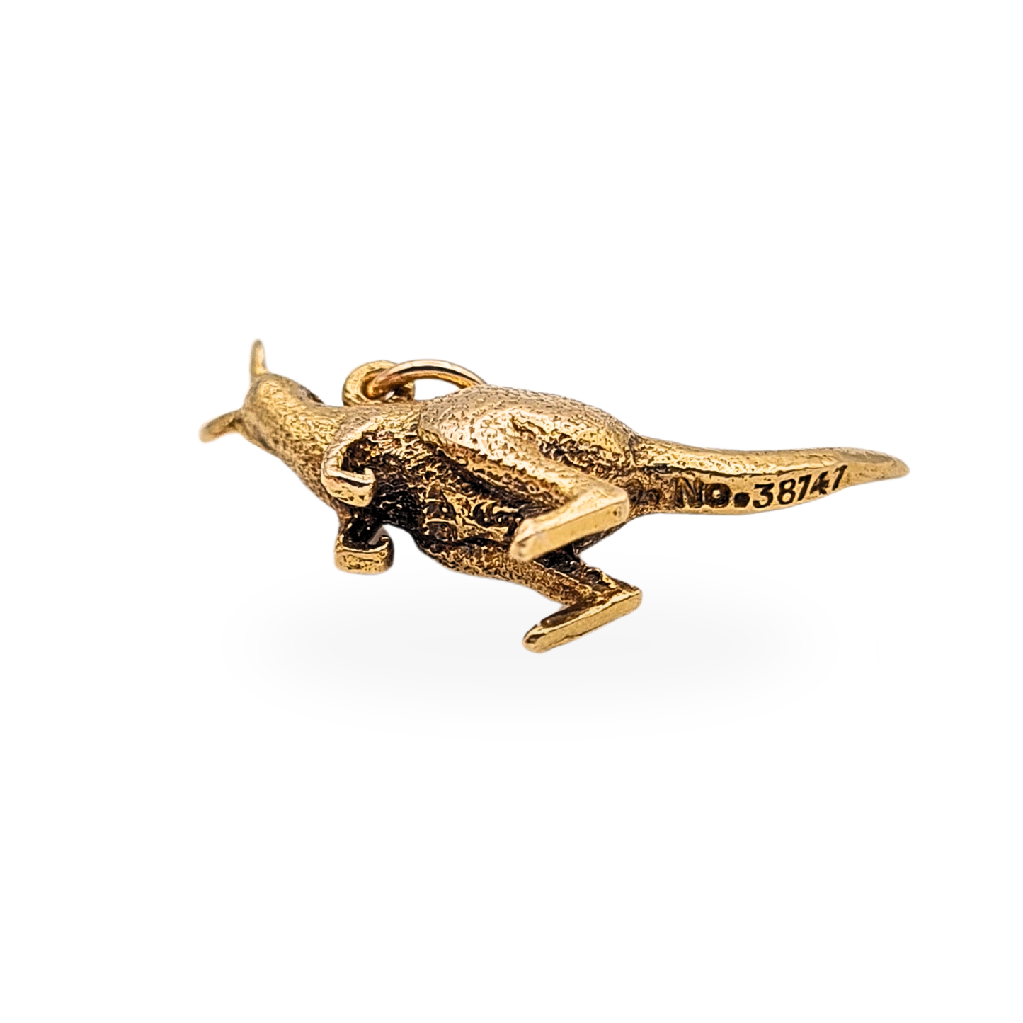 9ct Solid Gold Kangaroo Charm for Necklace