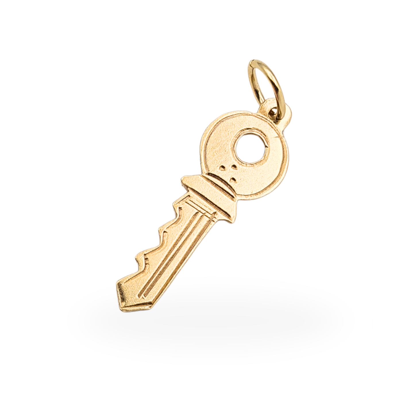 Small 9k Gold Yale Key Charm Birmingham 1984 Fully Hallmarked