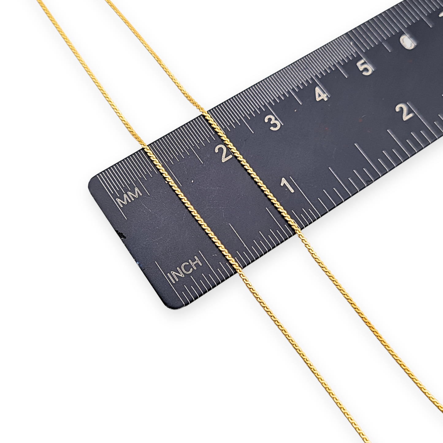 24" Long 18ct Gold Chain Necklace Fine S Link 60cm