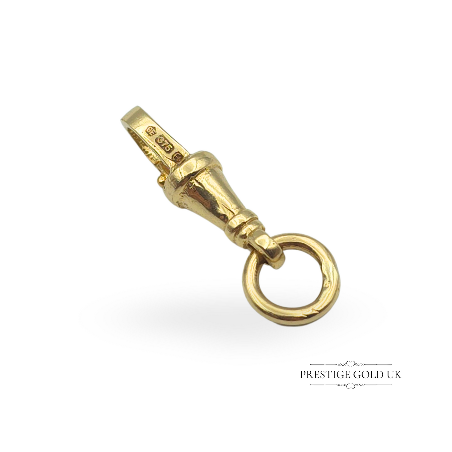 9ct Gold Dog Clip, Fully Hallmarked Birmingham, 25mm Long
