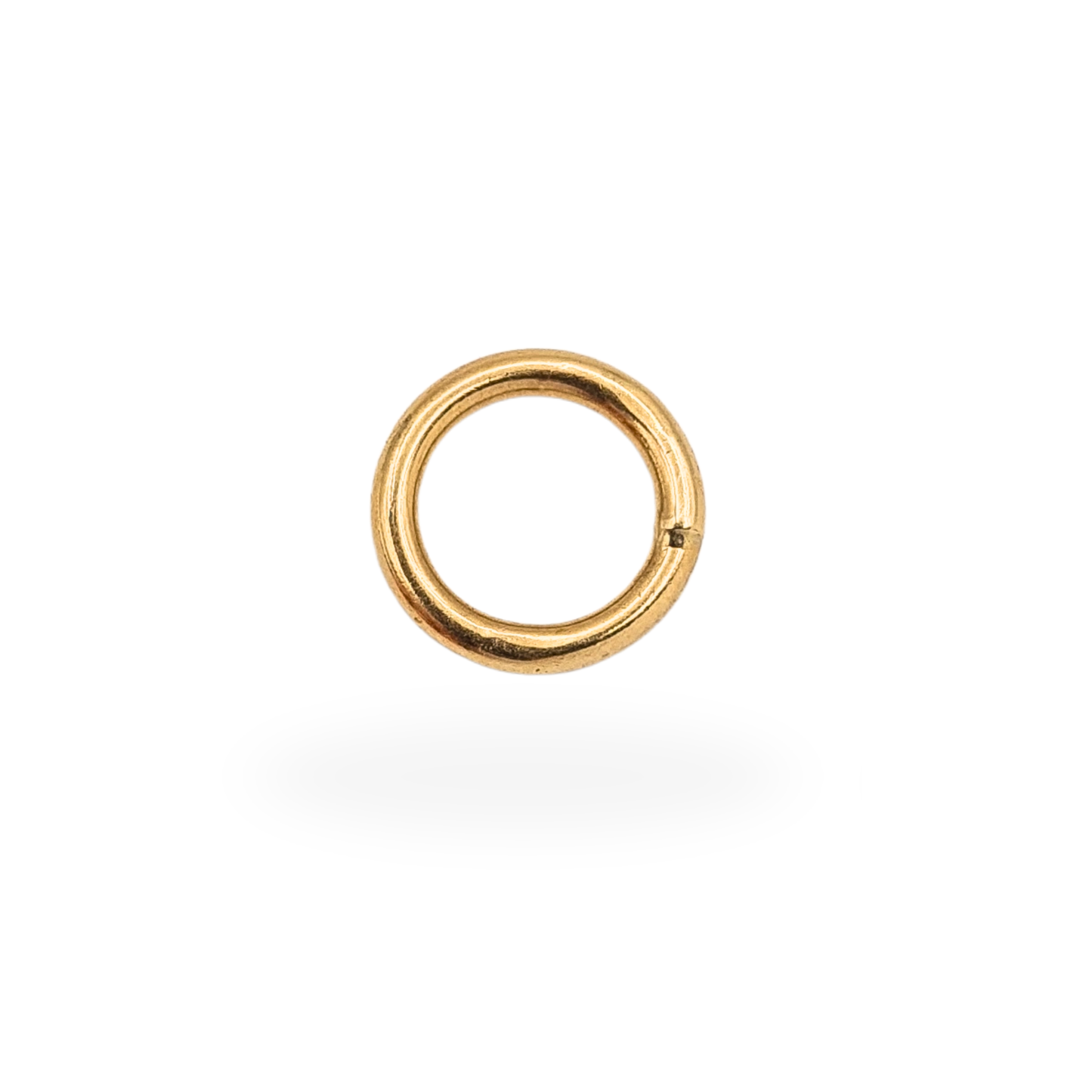 9ct Gold Solid Closed Jump Ring 10mm Hallmarked 0.5g Yellow Gold Connector