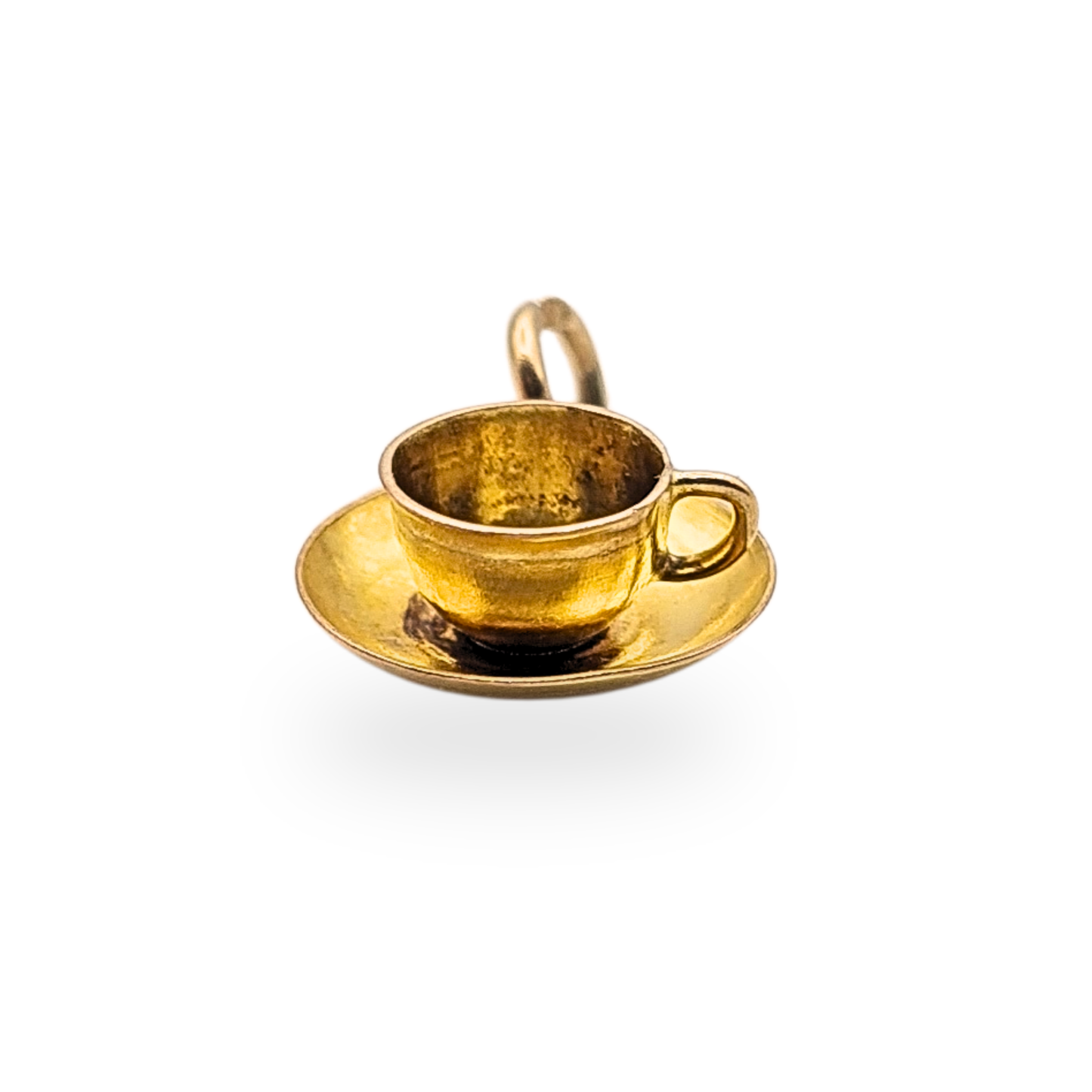 Tiny 9ct Gold Teacup Charm