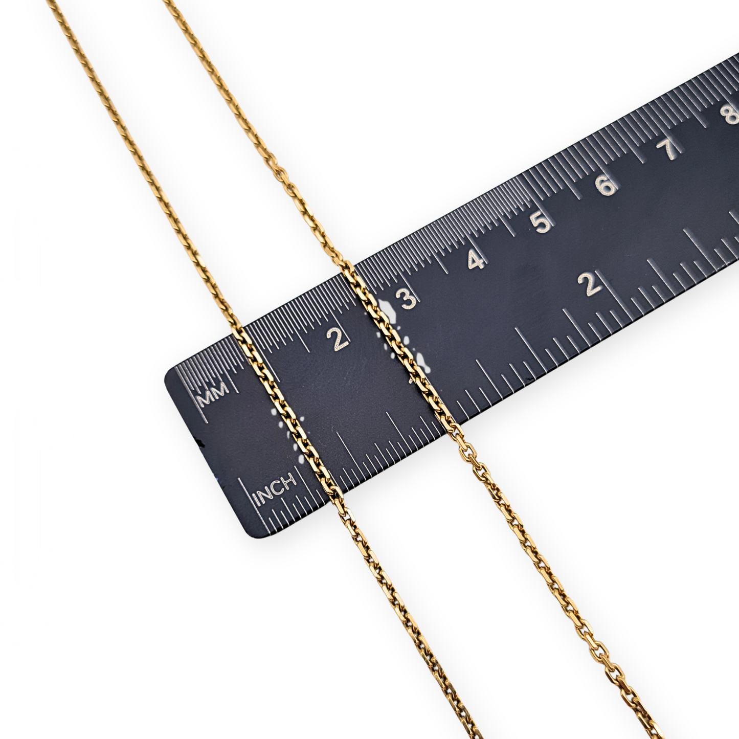 21" Long 9ct Gold Belcher Chain 21" 54cm, Fully Hallmarked