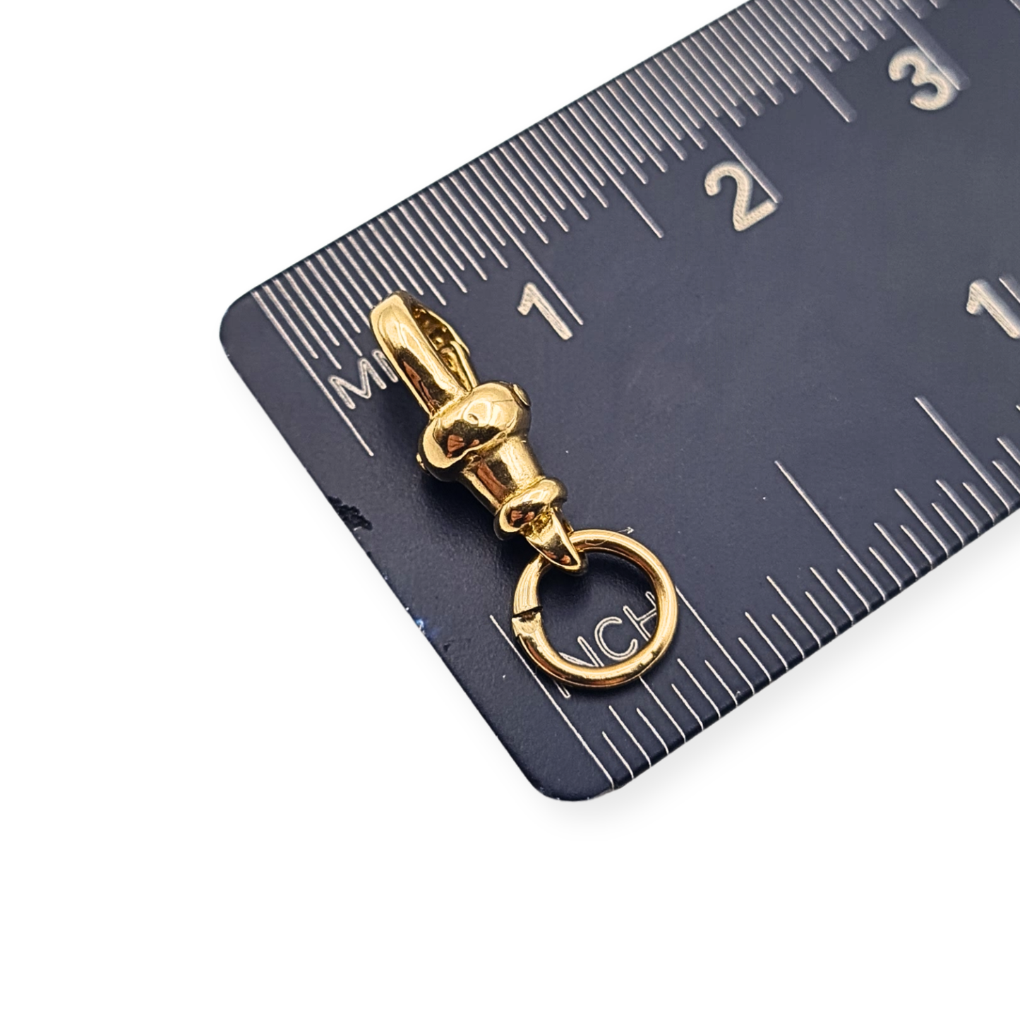 Tiny 9ct Gold Albert Chain Dog Clasp 18mm Clip Jump Ring