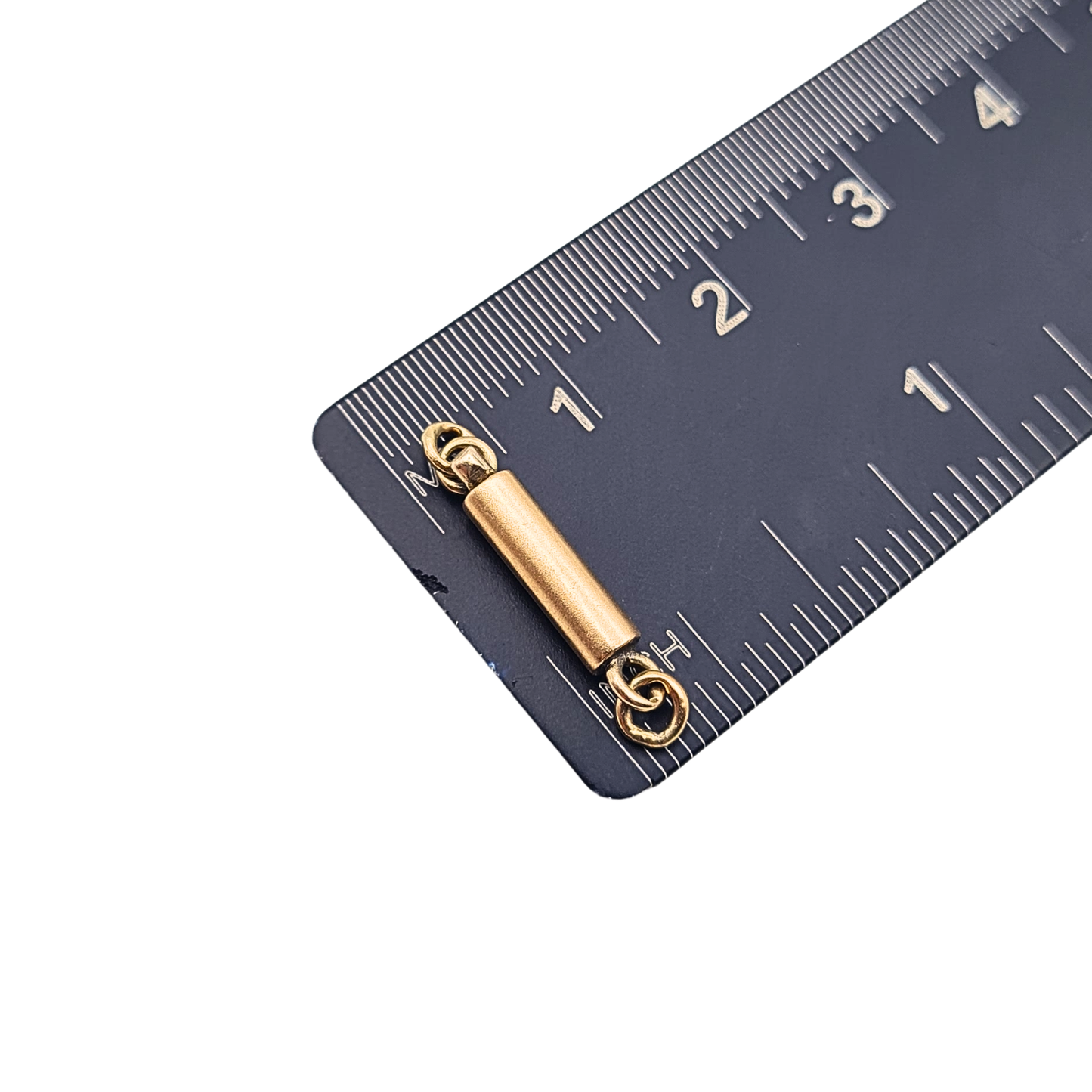 Tiny 9ct Gold Small Barrel Clasp Yellow Gold Connector Finding 16mm