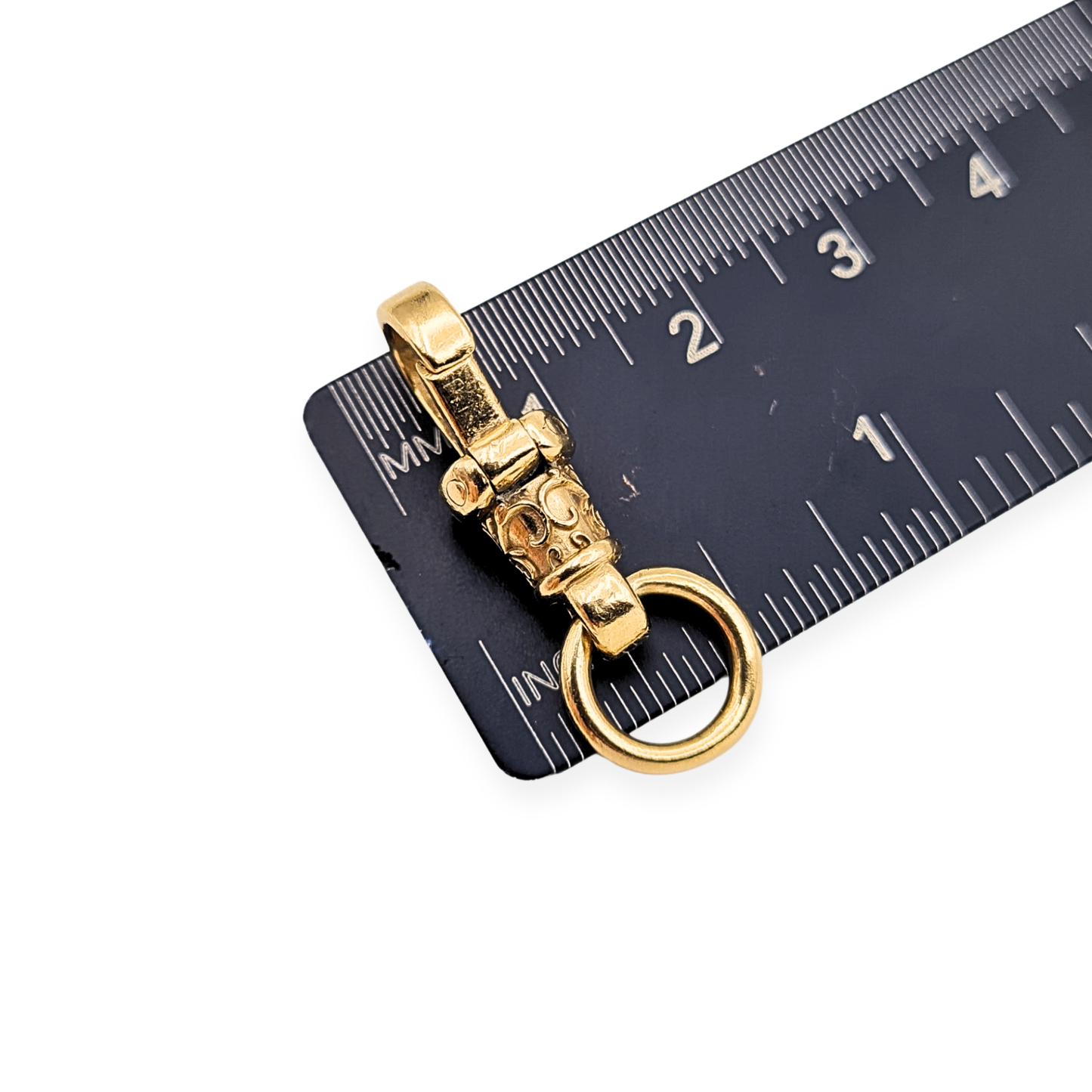9ct Huge Gold Ornate Albert Dog Clip, Fully Hallmarked, 22mm