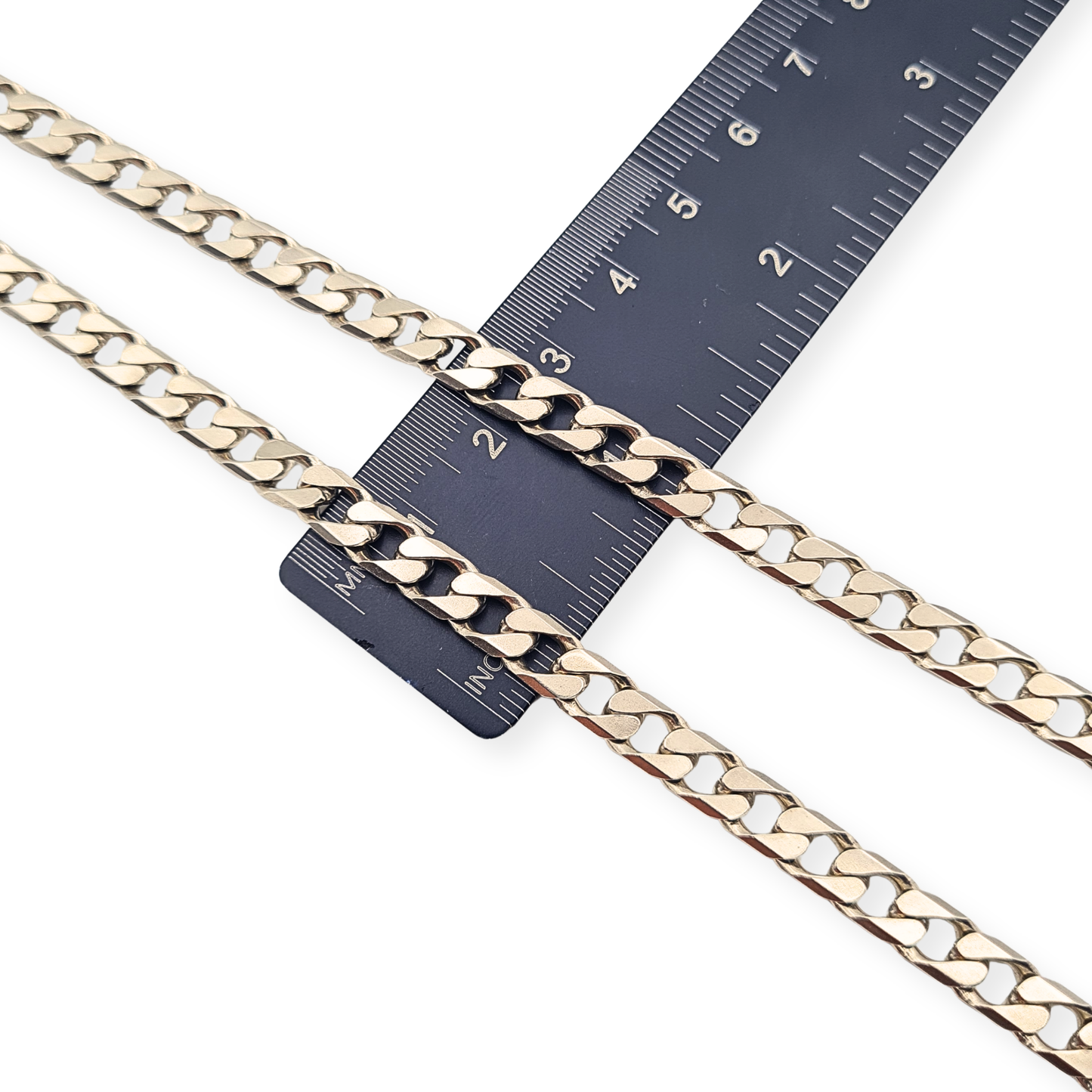 20" Solid Sterling Silver Flat Curb Chain Necklace 51cm