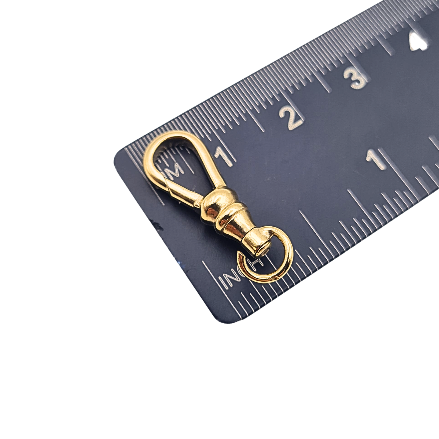 9ct Gold Vintage Albert Chain Dog Clip Clasp 22mm Yellow Gold Swivel Clip