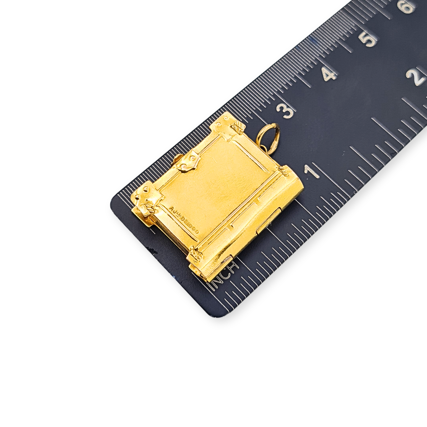 Vintage 9ct Gold Opening Holy Bible Charm 1972 Hallmarked Christian Pendant