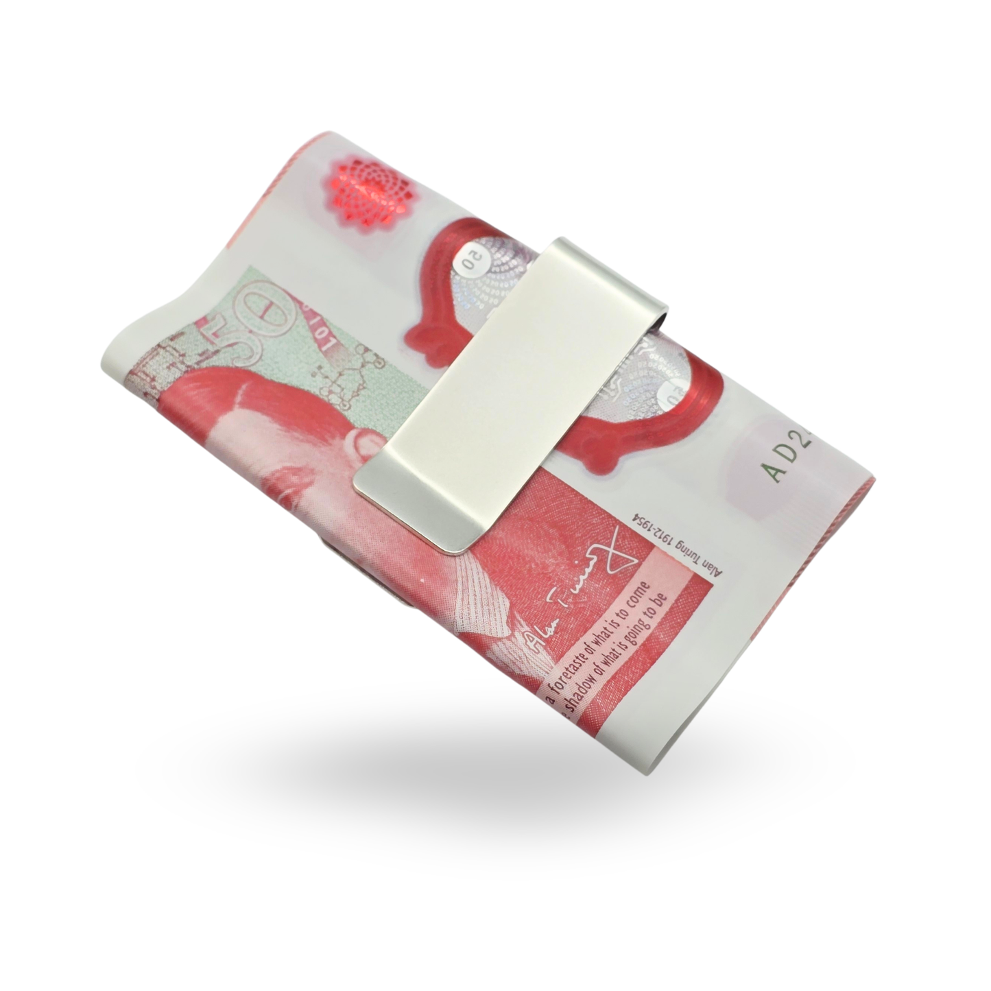 Solid Silver Gents Money Clip, Birmingham 1998 Fully Hallmarked