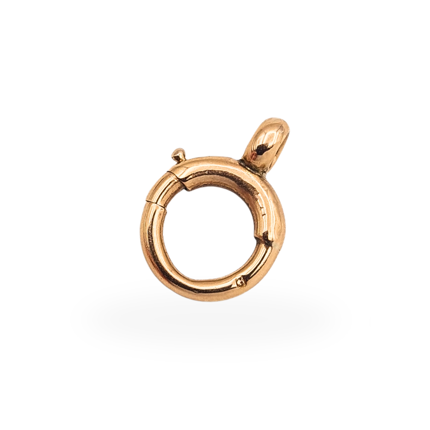 Antique 9ct Rose Gold  Bolt Ring Clasp 10mm Spring Clasp