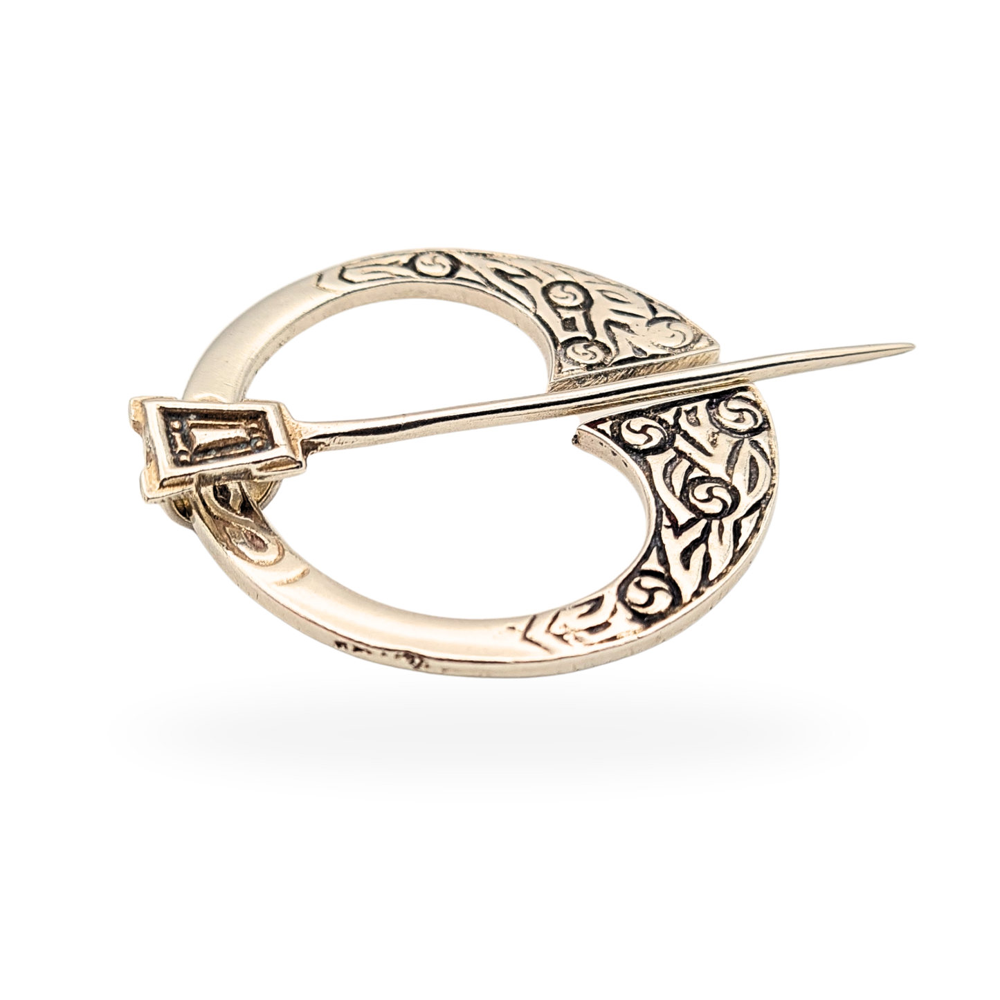 Silver Celtic Kilt Pin, Robert Allinson, Glasgow 1958, Scottish Silver