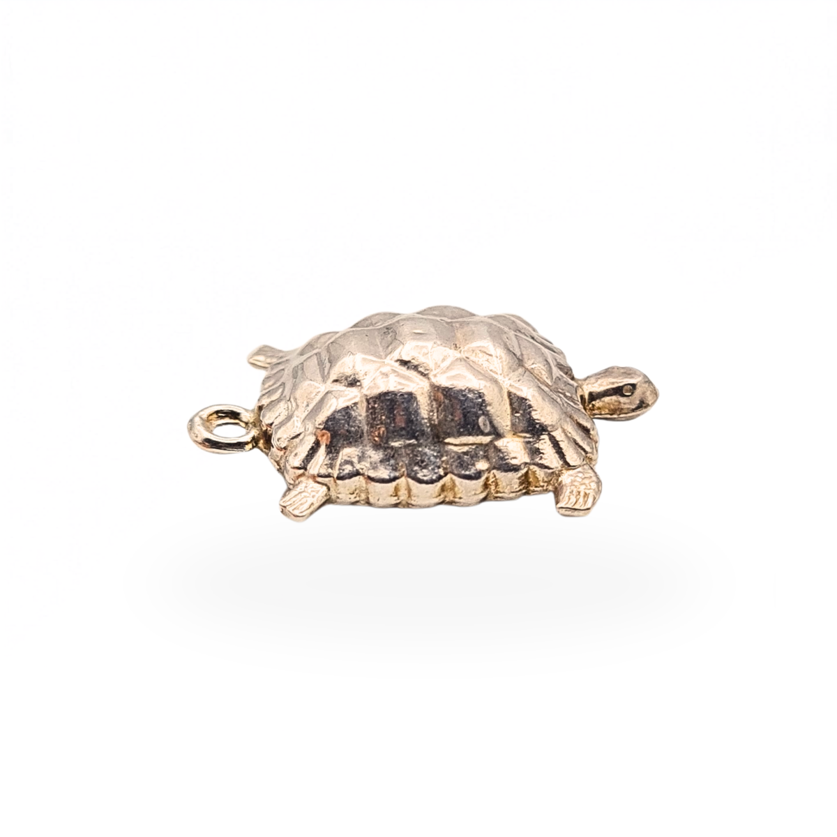 Sterling Silver Sea Turtle Charm Puffy Hollow Charm  Birmingham