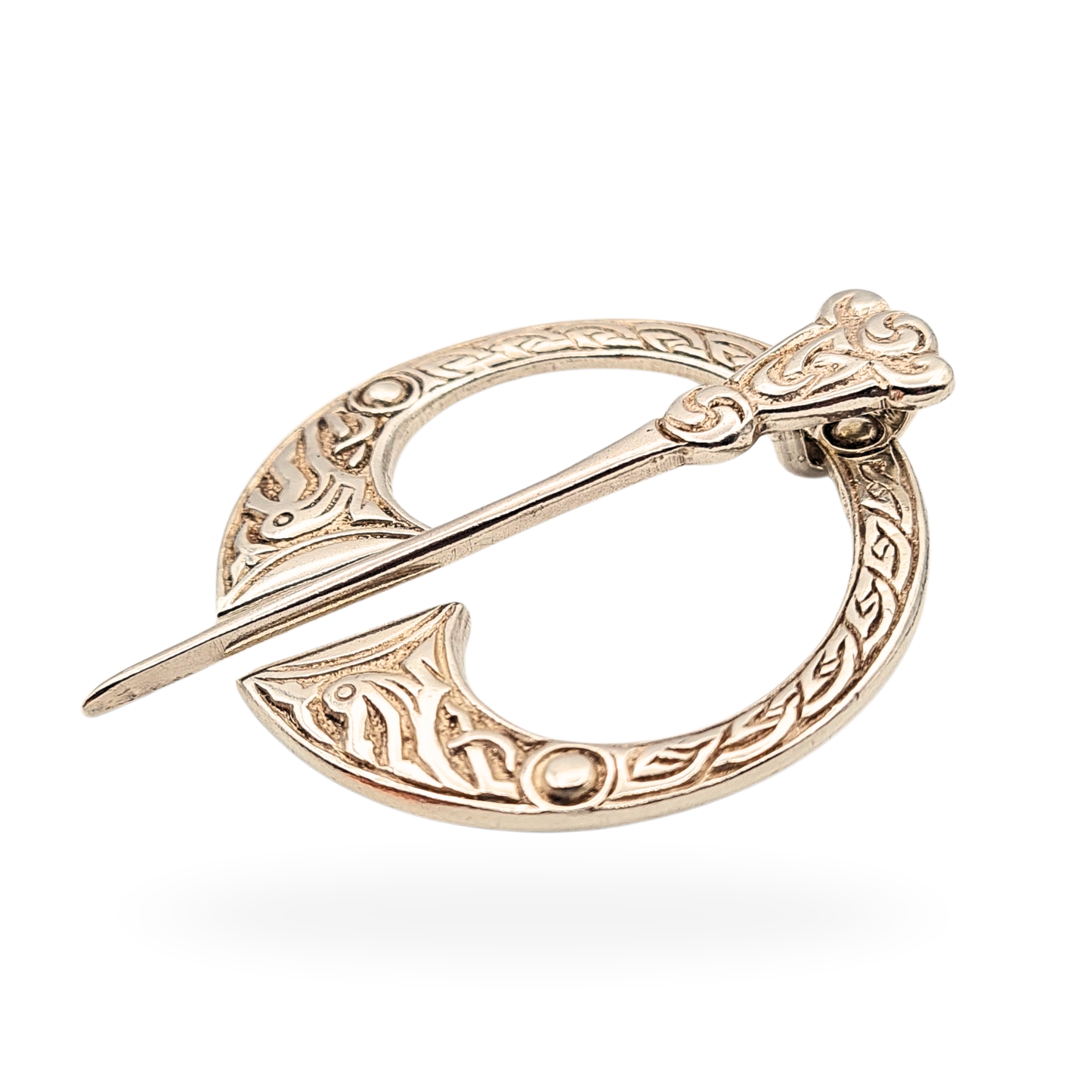 Scottish Silver Celtic Kilt Pin, F Narborough, Birmingham 1960, Hallmarked