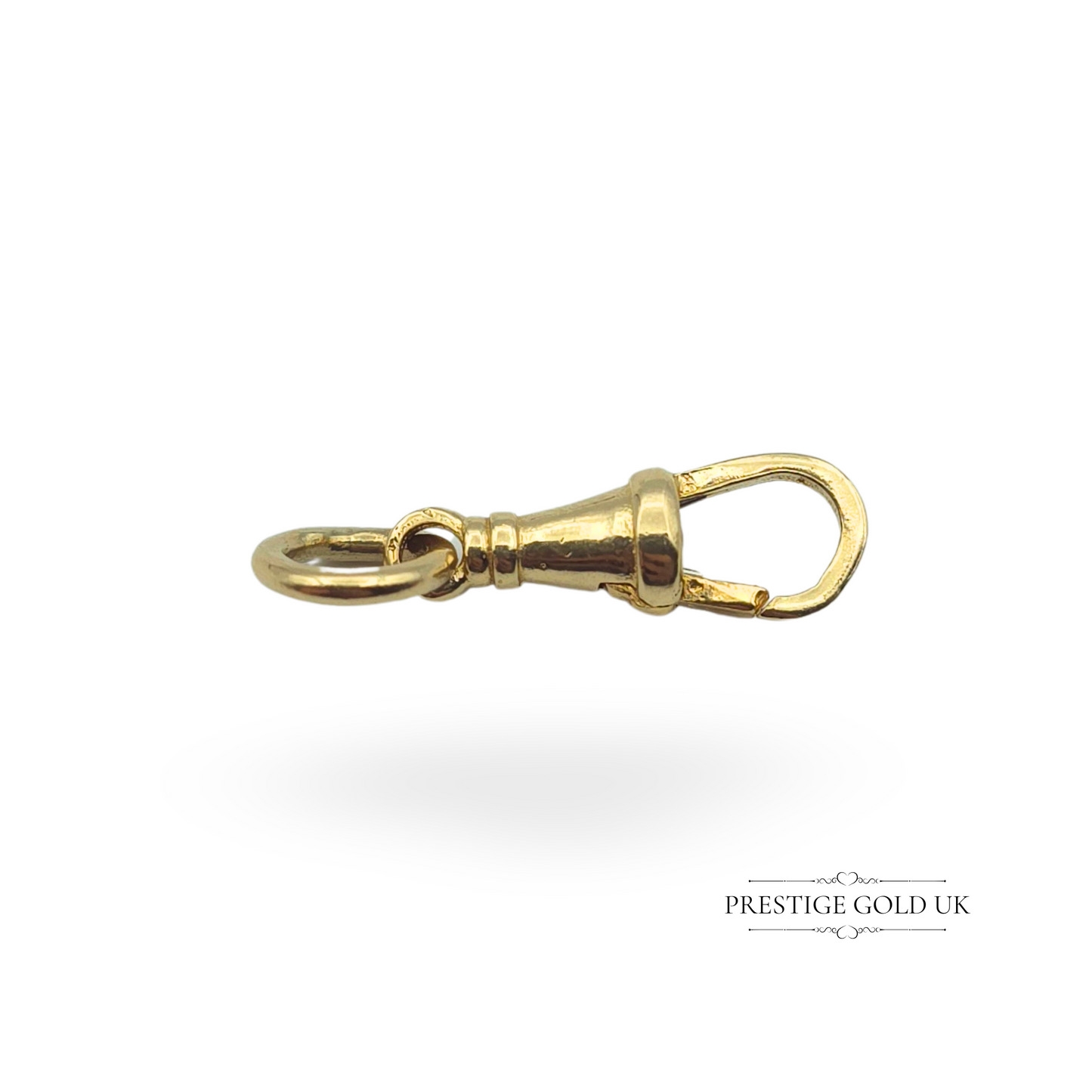 9ct Gold Dog Clip, Fully Hallmarked Birmingham, 25mm Long