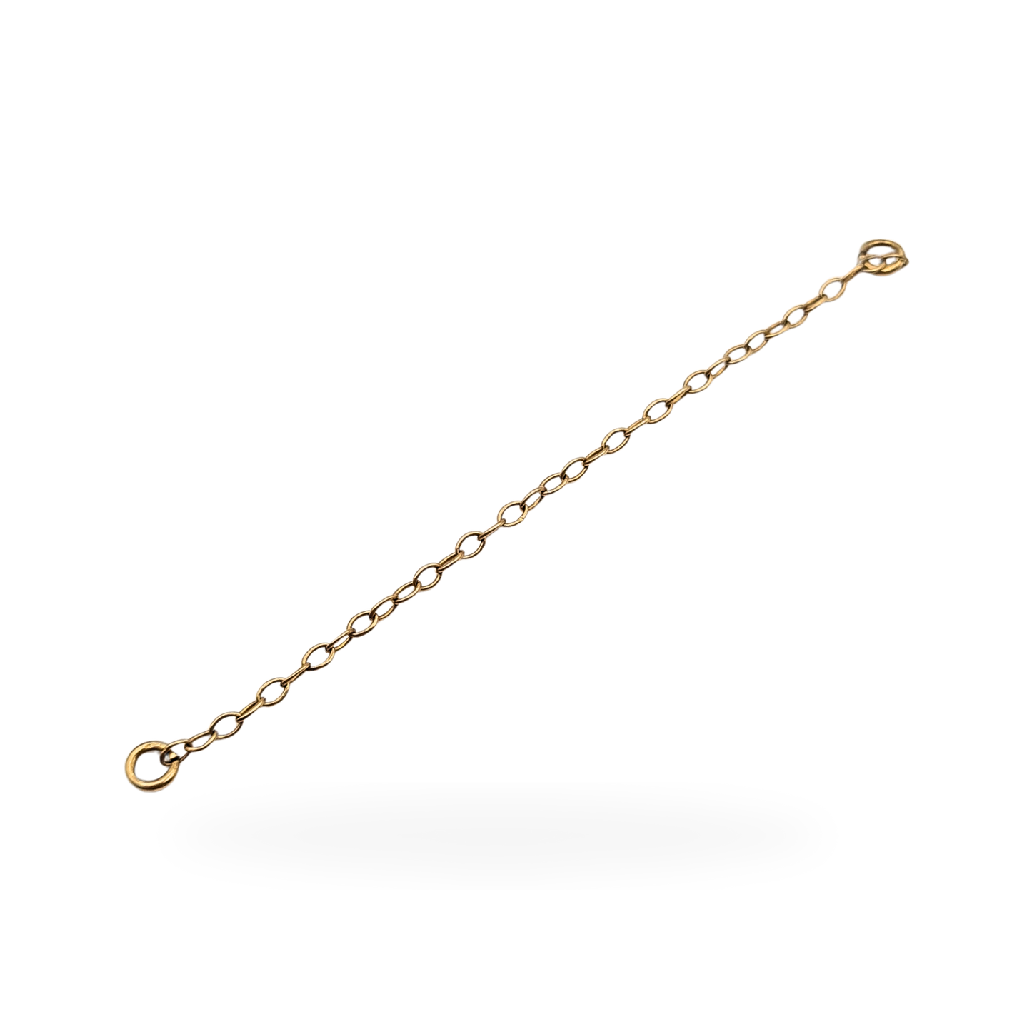 9ct Gold Safety Chain, 2 1/4" (56mm) Solid Yellow Gold