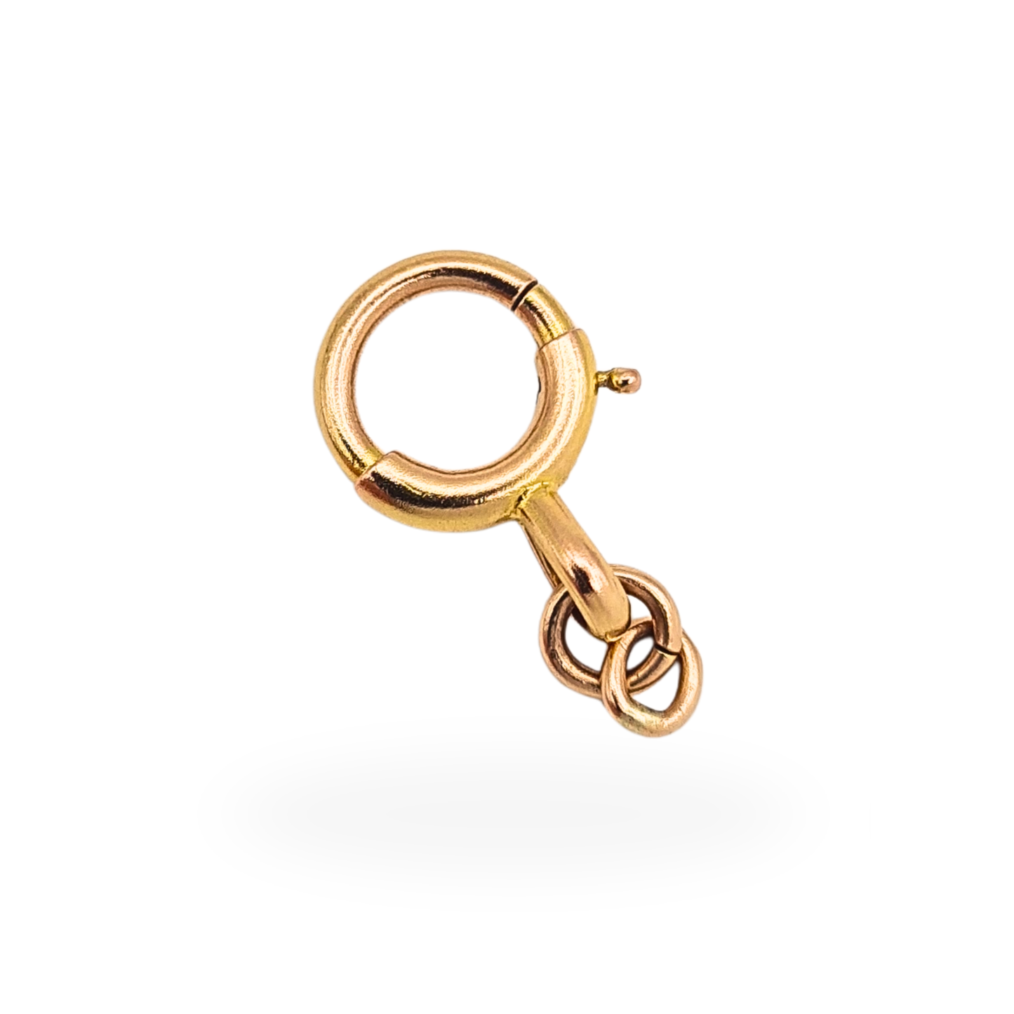 9ct Gold Vintage Bolt Ring Clasp Large Gold Fastener 8.5mm